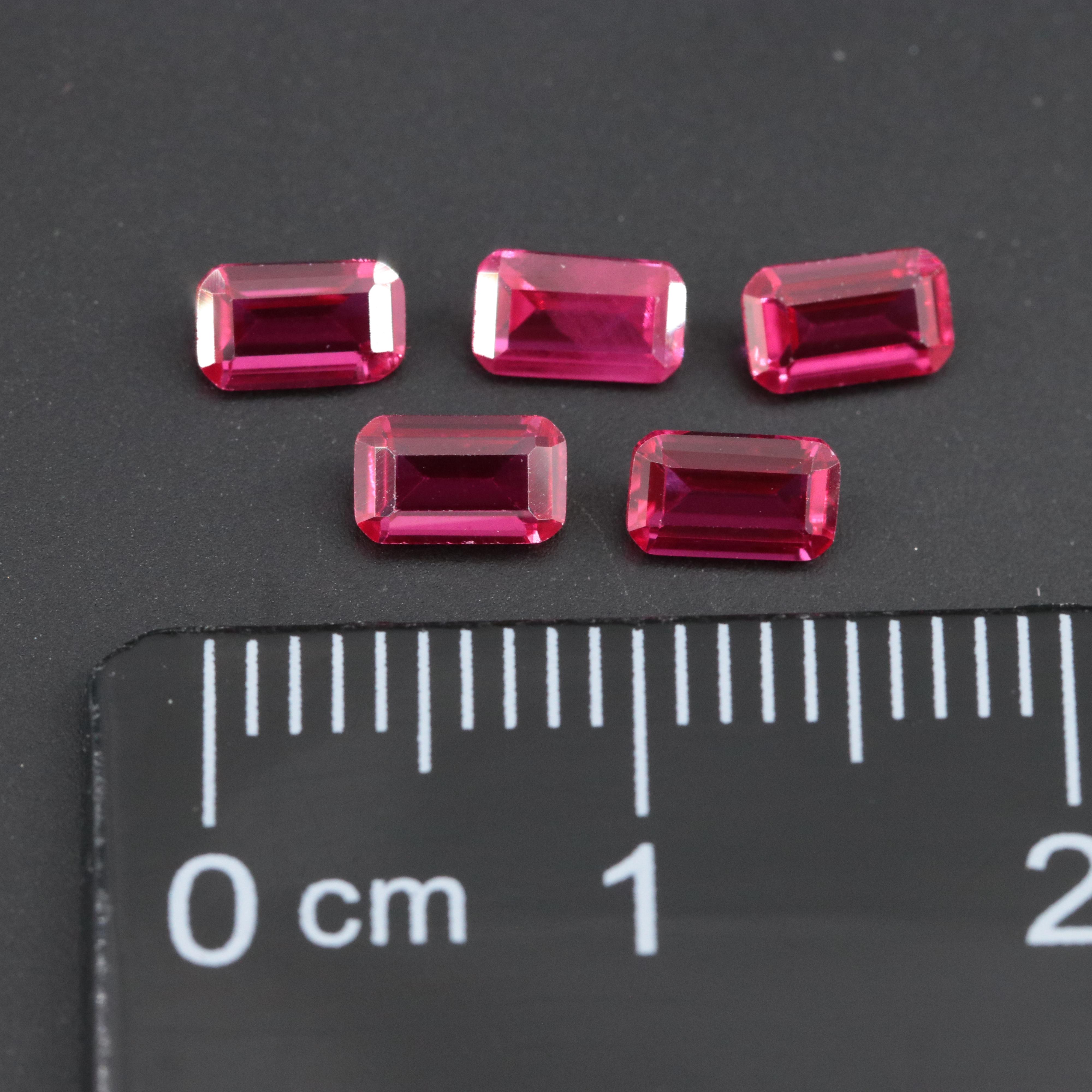 Loose 1.58 CTW Lab Grown Ruby Lot