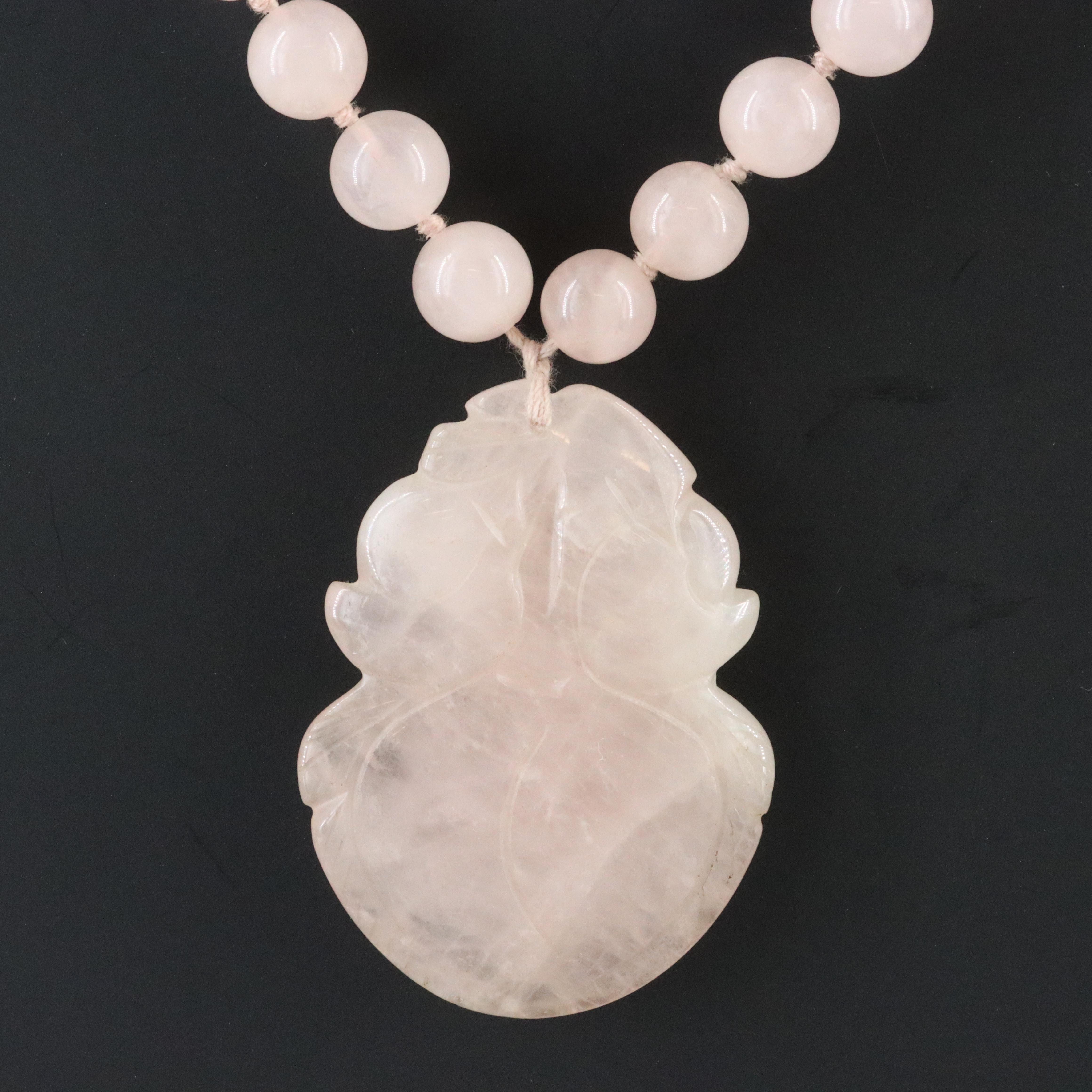 Rose Quartz Necklace