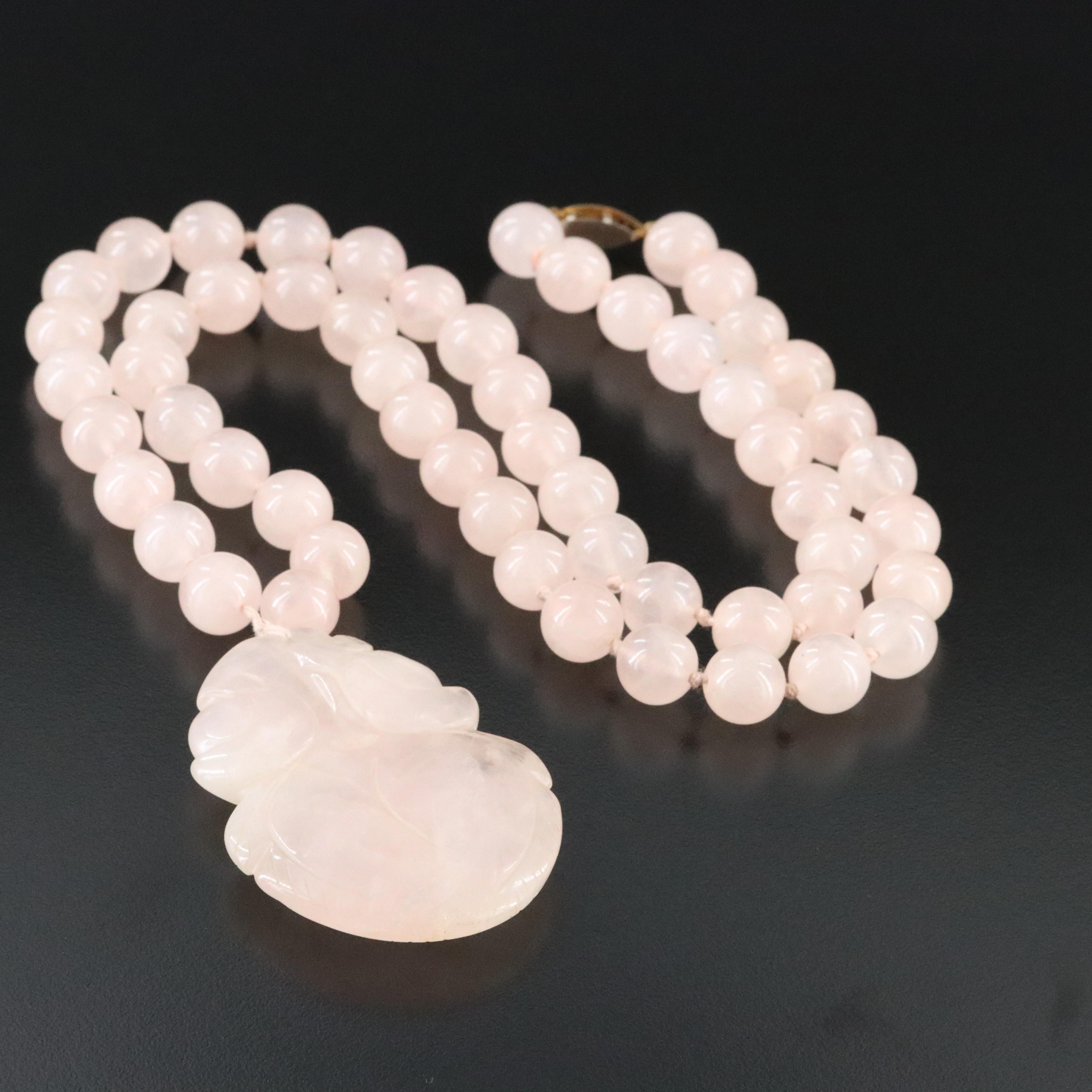 Rose Quartz Necklace