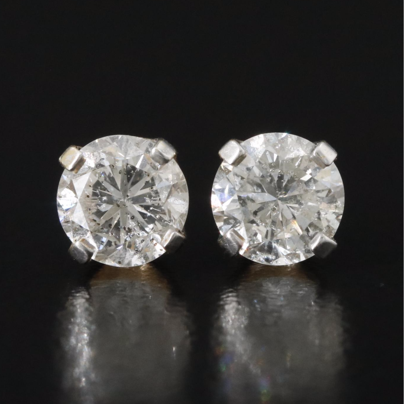 14K 1.26 CTW Diamond Stud Earrings
