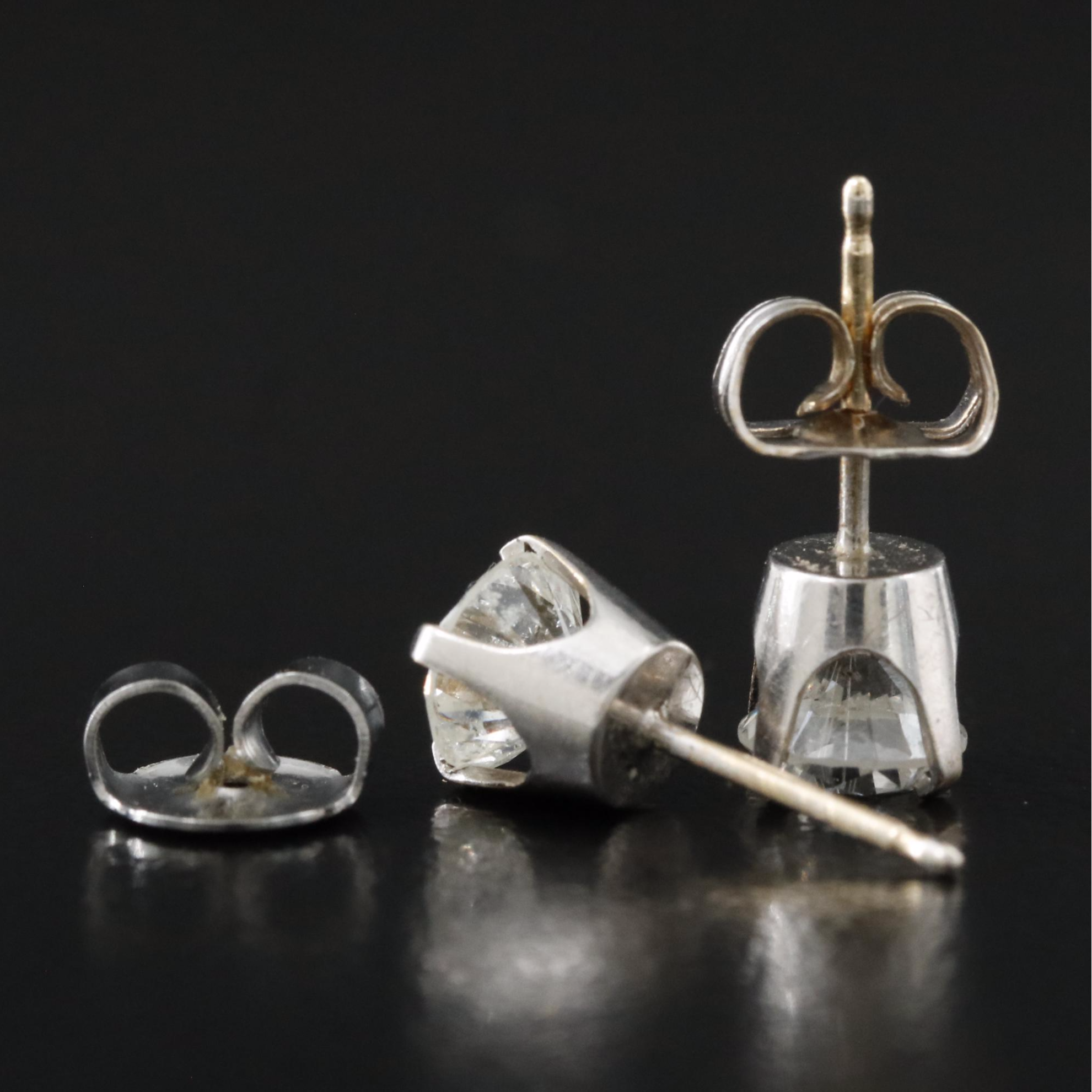 14K 1.26 CTW Diamond Stud Earrings