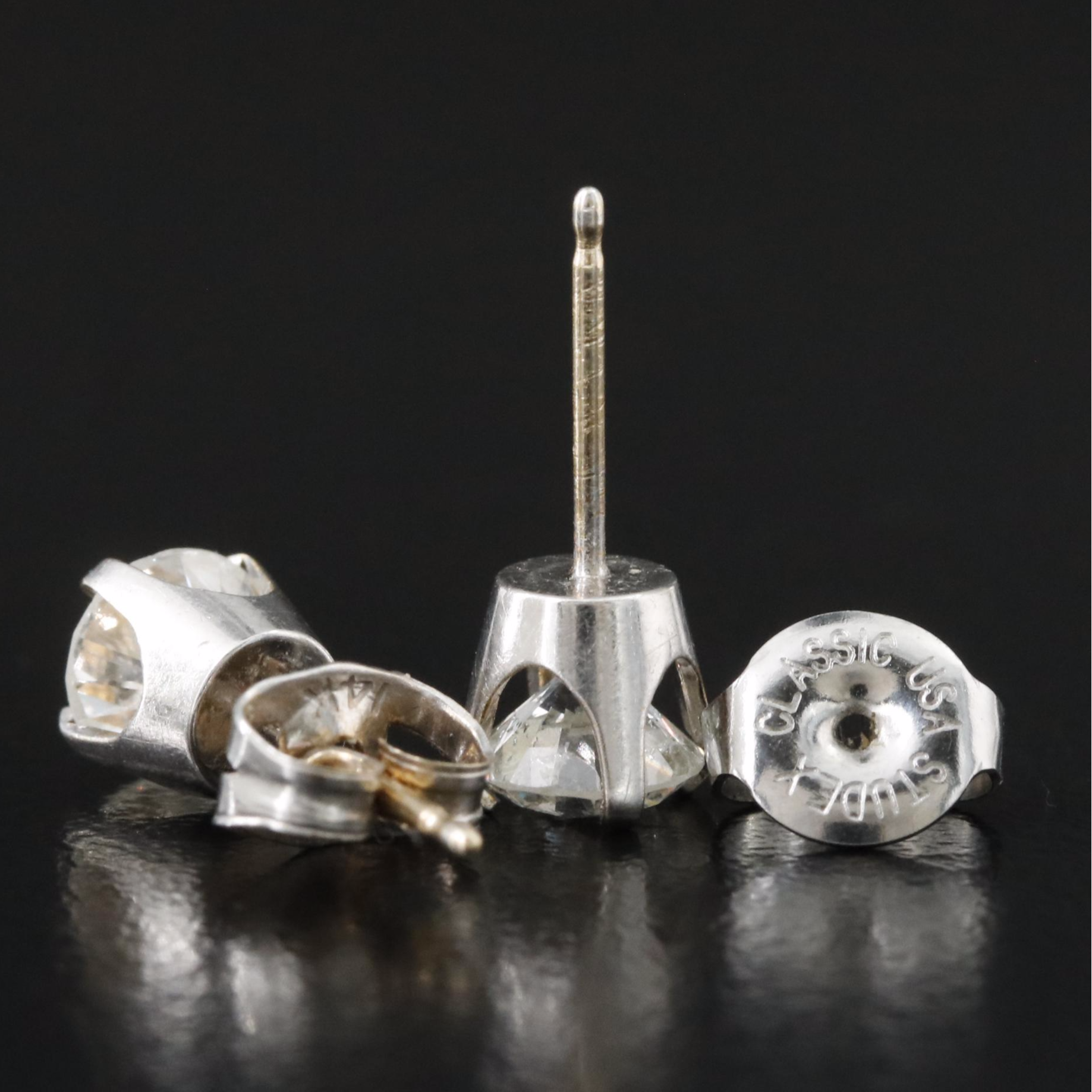 14K 1.26 CTW Diamond Stud Earrings