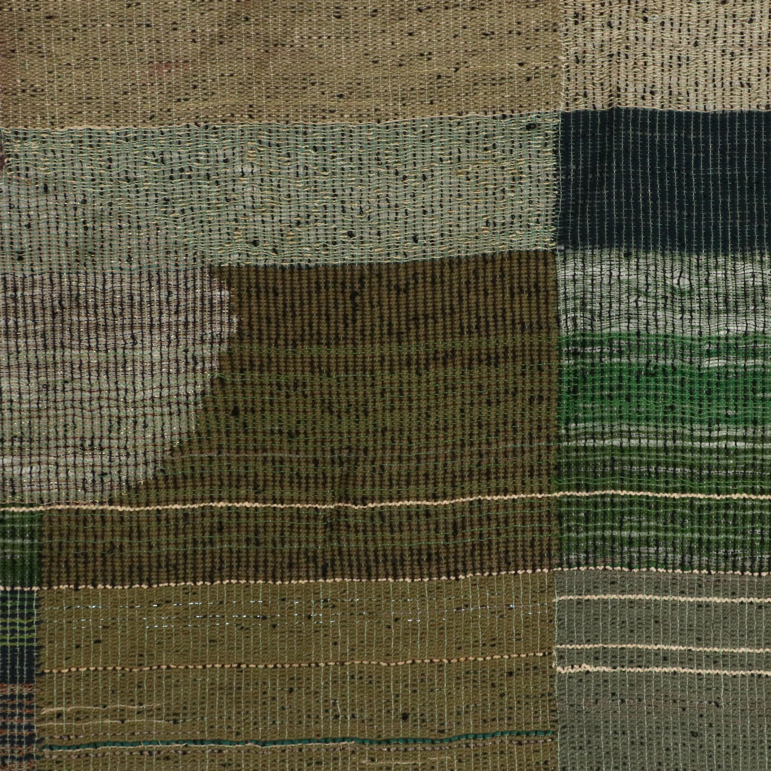 Mildred Fischer Handwoven Fiber Art Tapestry
