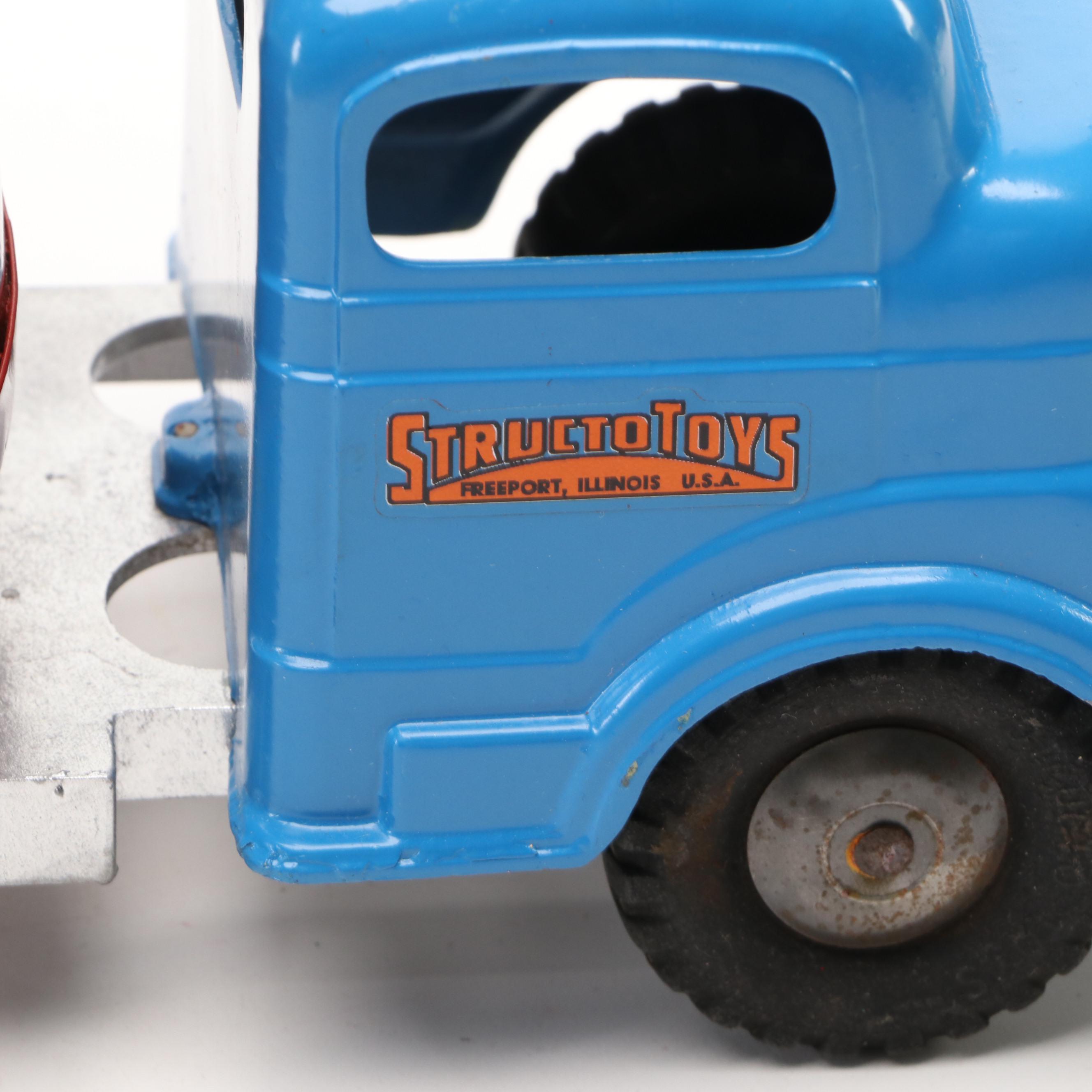 StructoToys Pressed Steel Toy Trucks, Mid-20th Century
