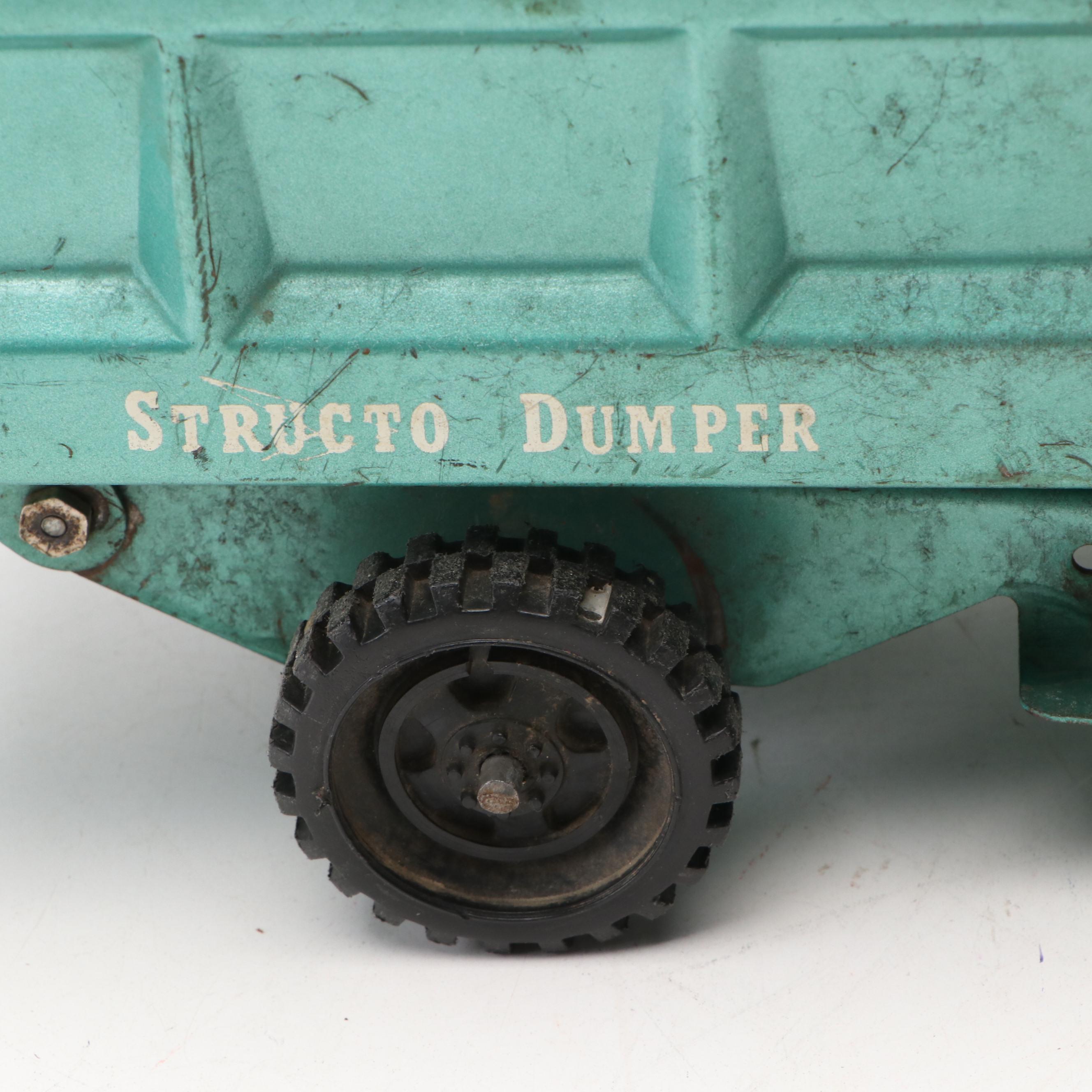 StructoToys Pressed Steel Toy Trucks, Mid-20th Century