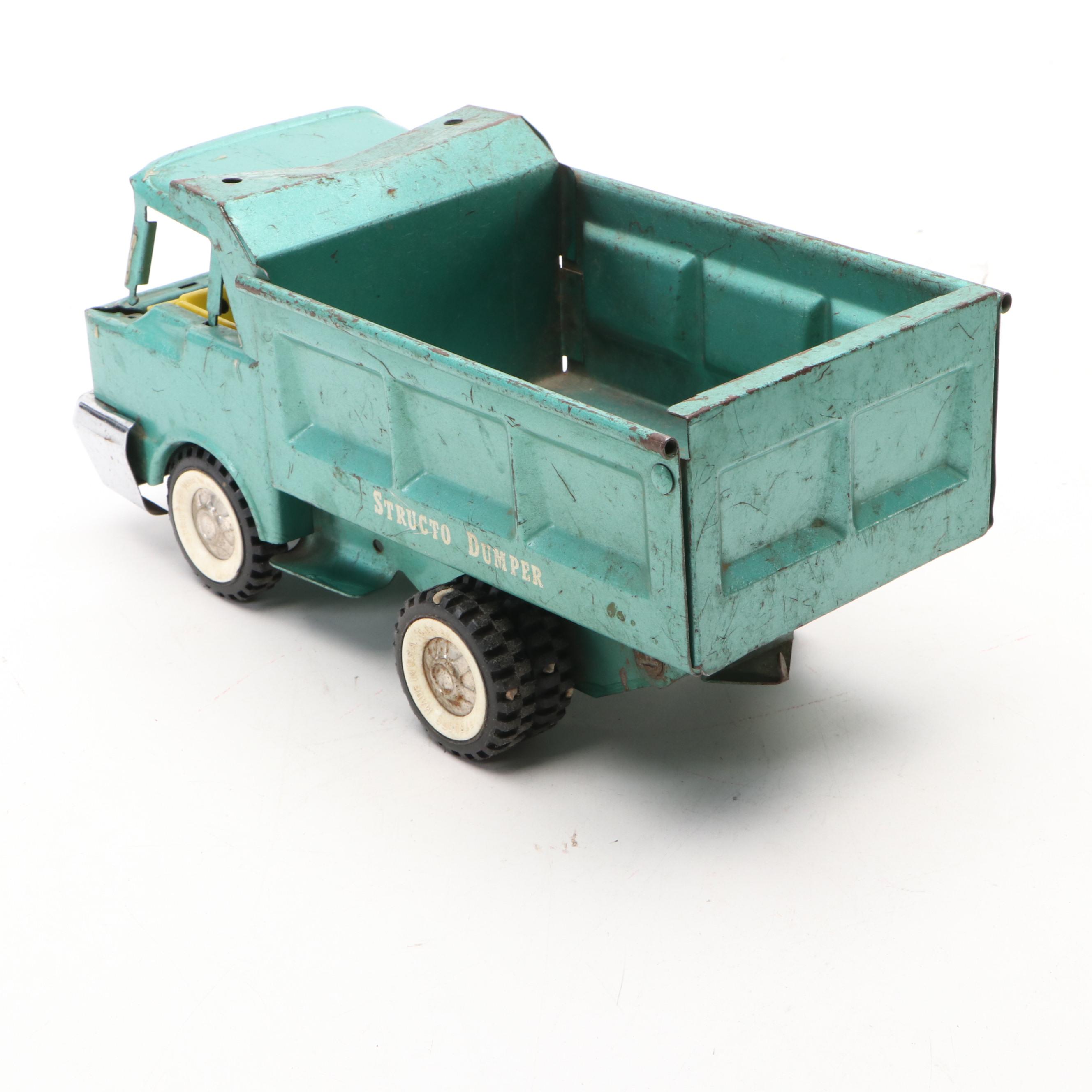 StructoToys Pressed Steel Toy Trucks, Mid-20th Century