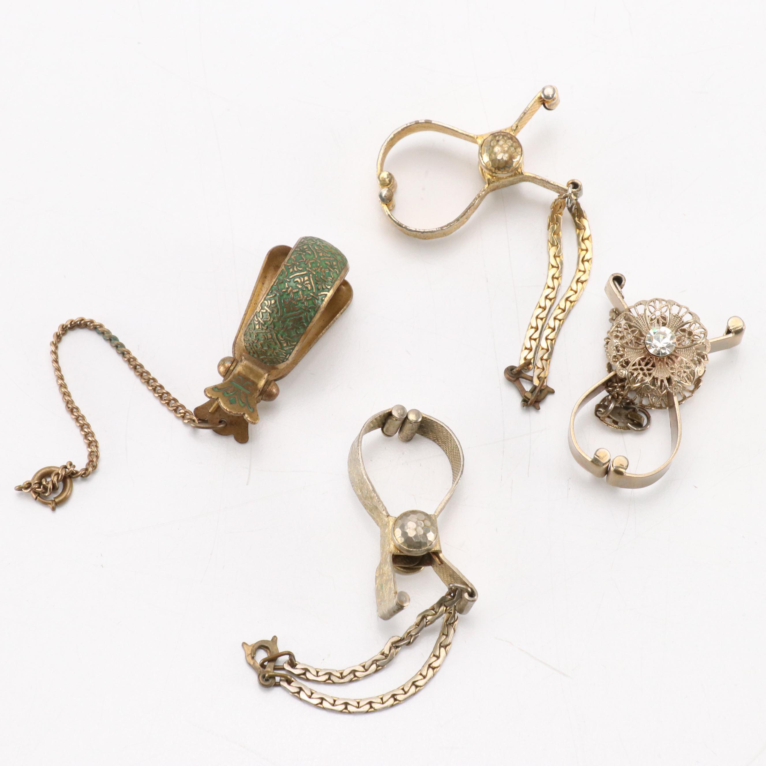 Belgian Beaded Bag for Shillito's and Other Glove Clips, Mid-20th Century