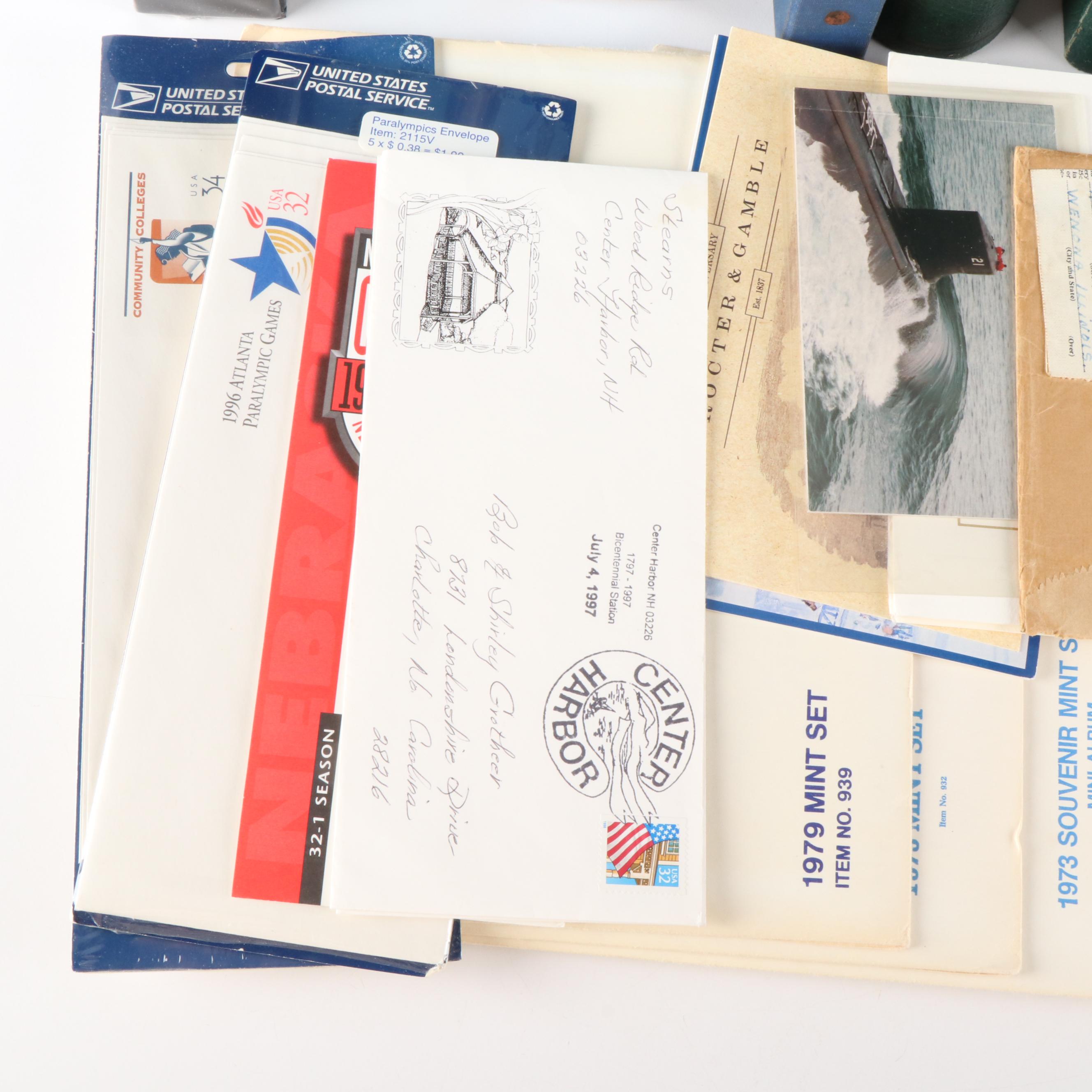 Five Albums of Antique to Vintage U.S. Postage Stamps and More