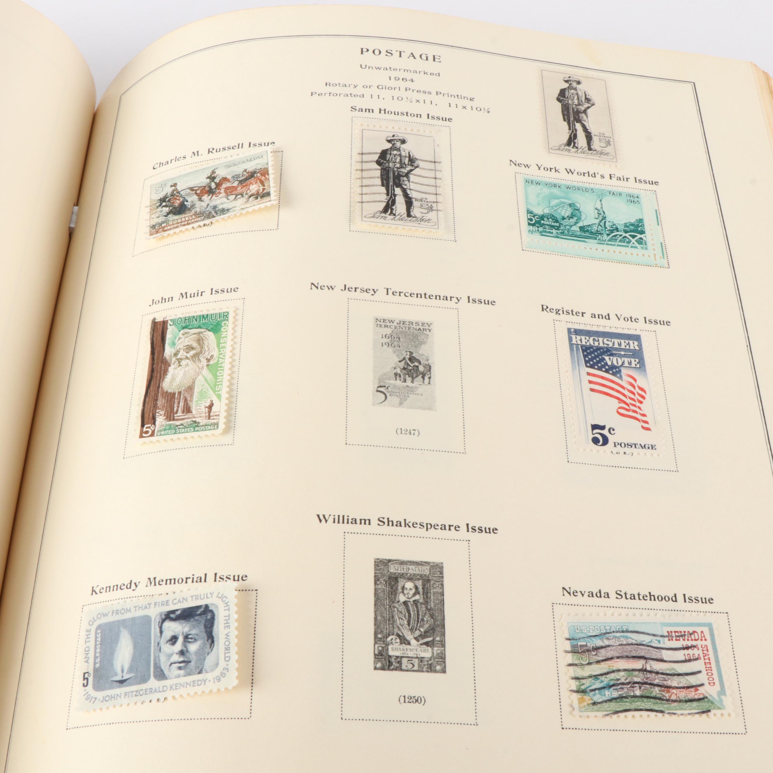 Five Albums of Antique to Vintage U.S. Postage Stamps and More