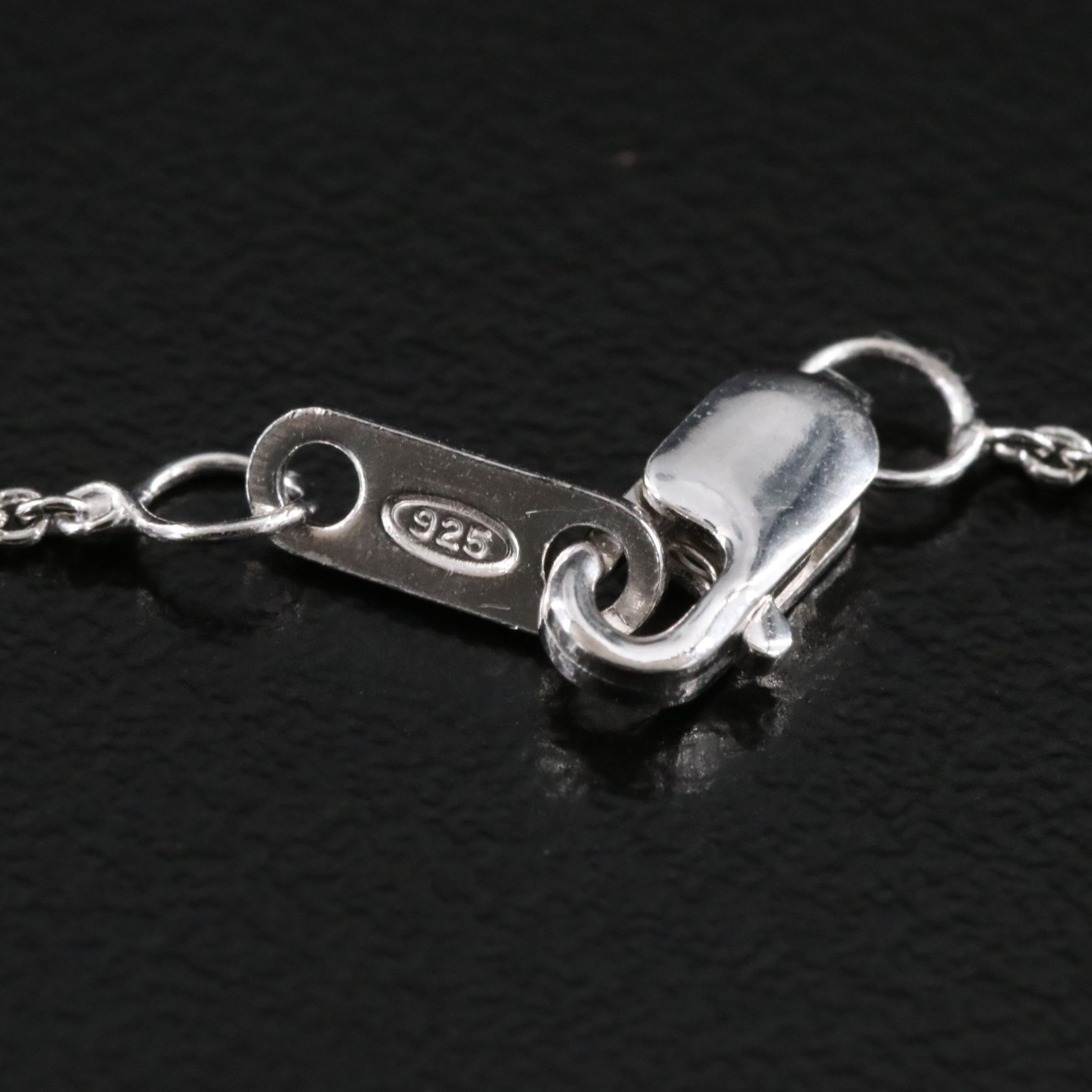 Sterling Diamond Cross Necklace with Fancy Diamond Accent