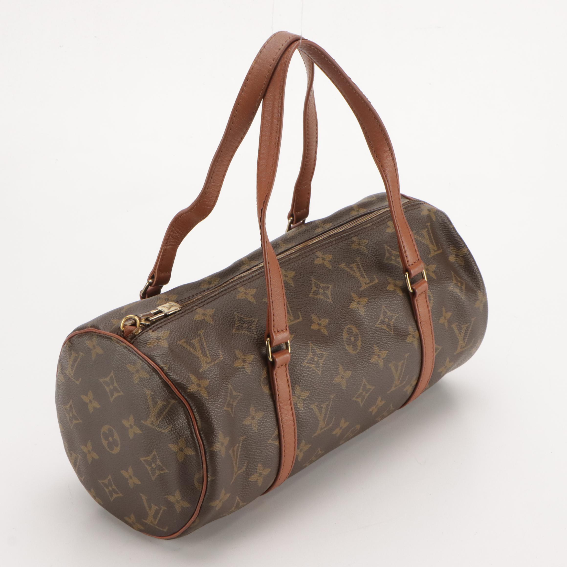 Louis Vuitton Papillon 30 in Monogram Canvas and Brown Leather
