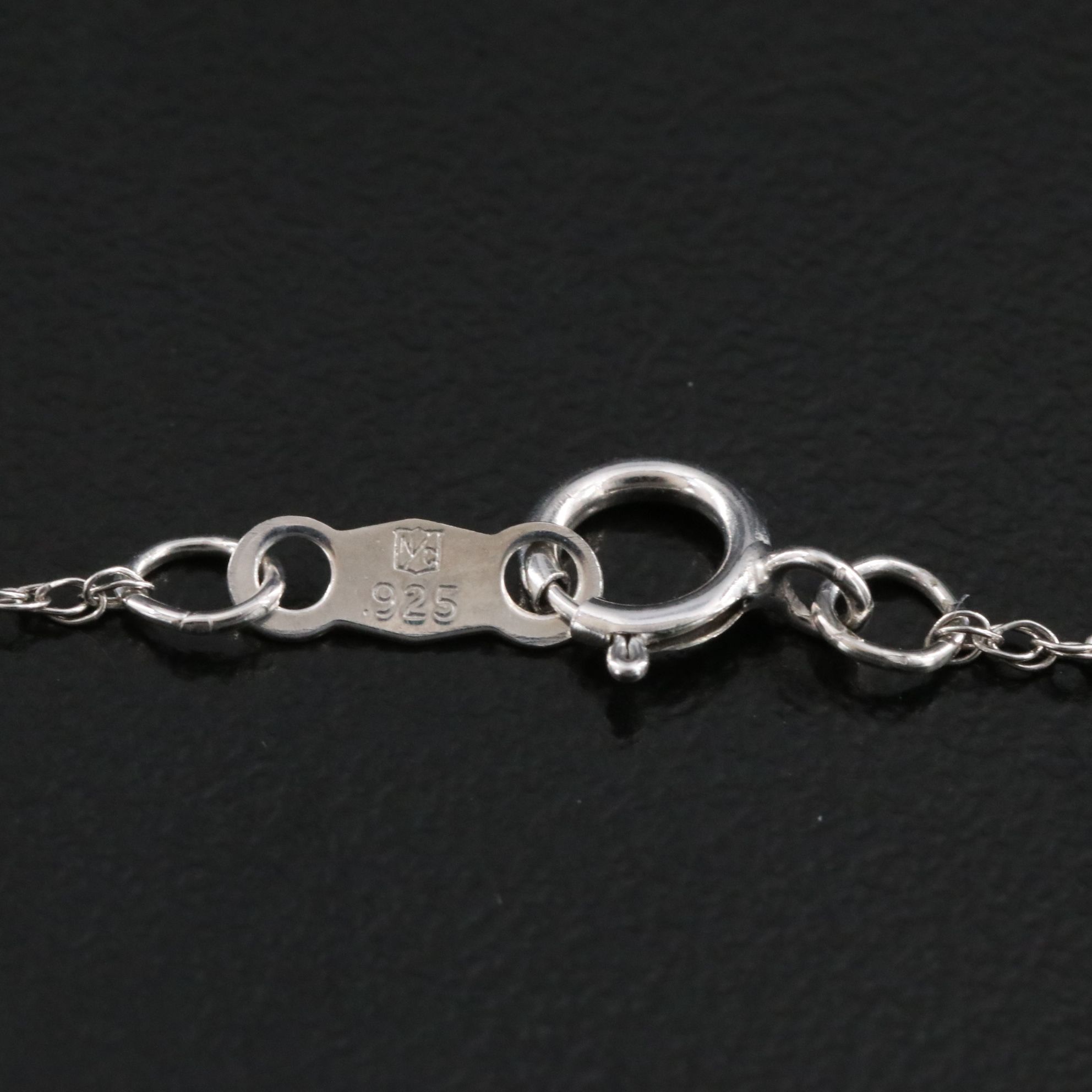 Sterling Diamond Heart Necklace