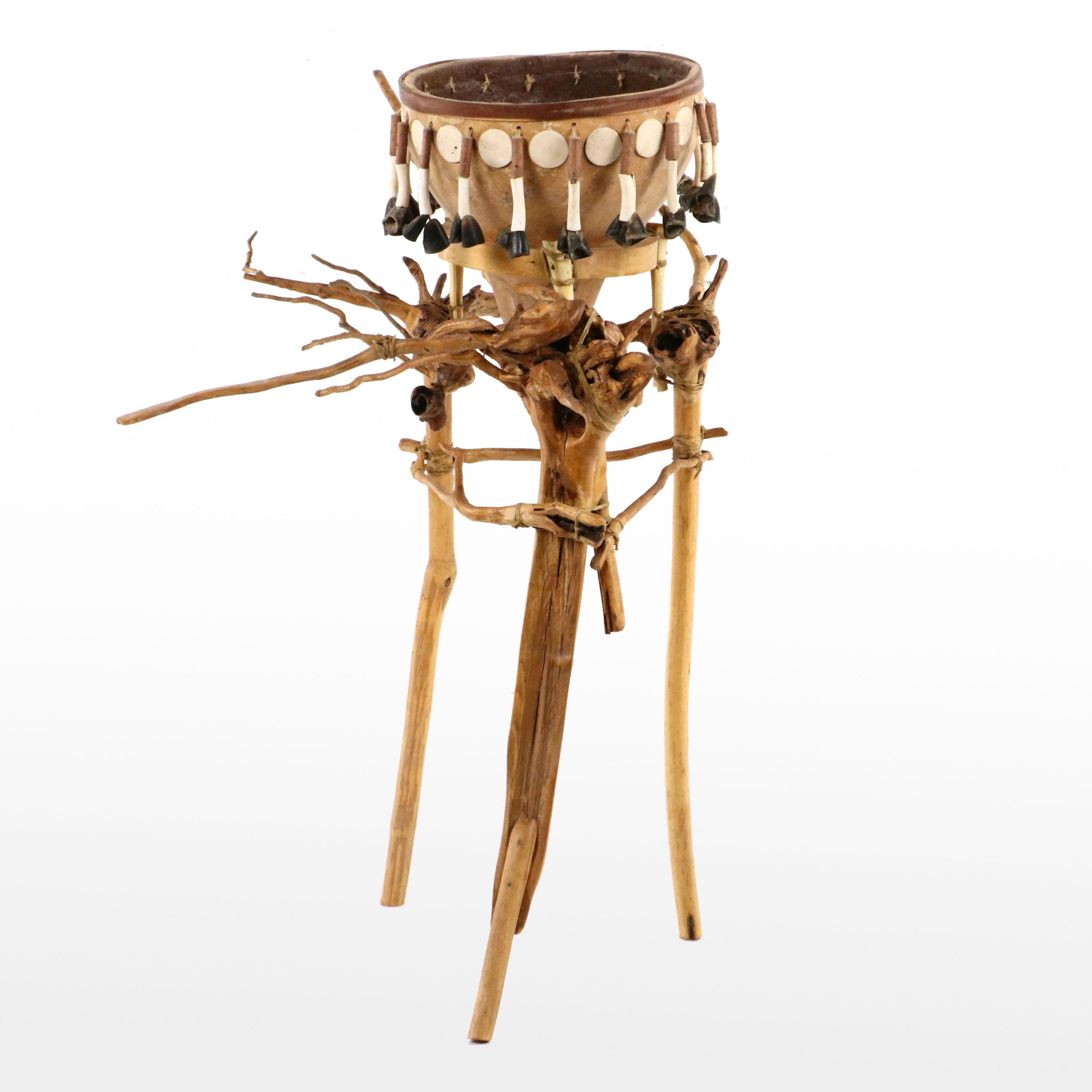 Robert Beaven Tripod Stand with Gourd