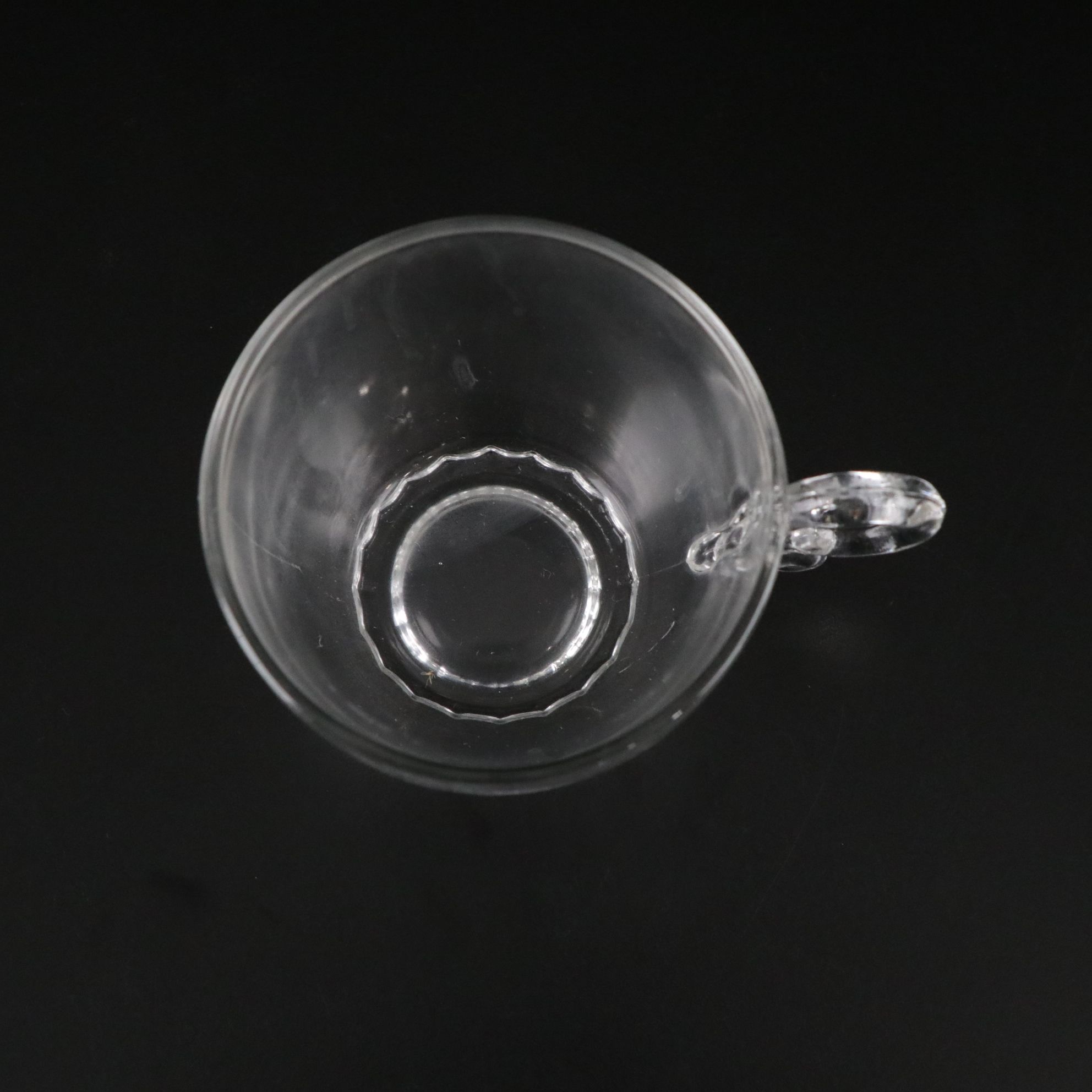 Heisey "Lariat" Glass Punch Bowl, Underplate, Ladle, and 12 Cups