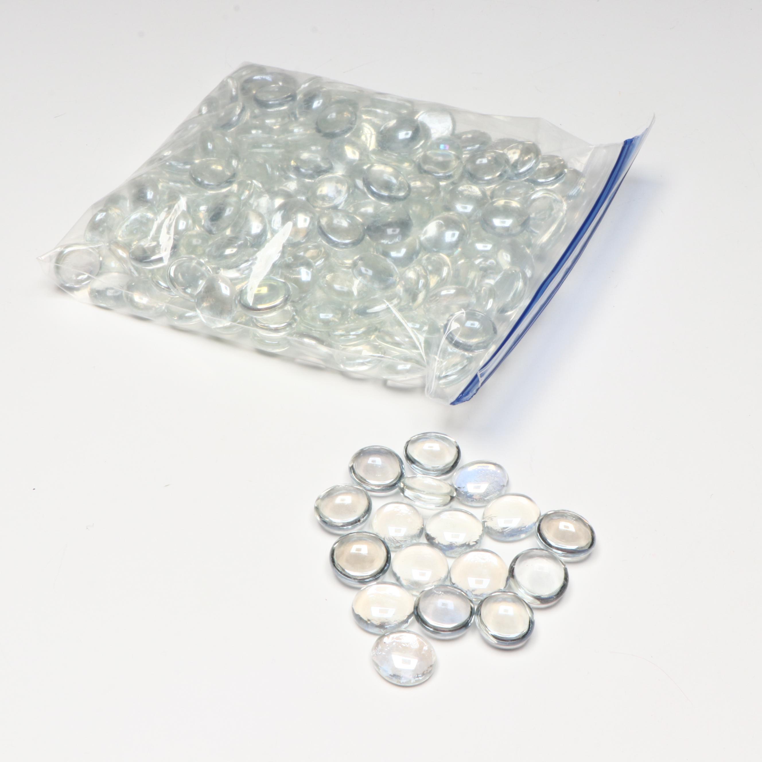 Pottery Barn Glass and Metal Hurricane with Large Glass Bowl