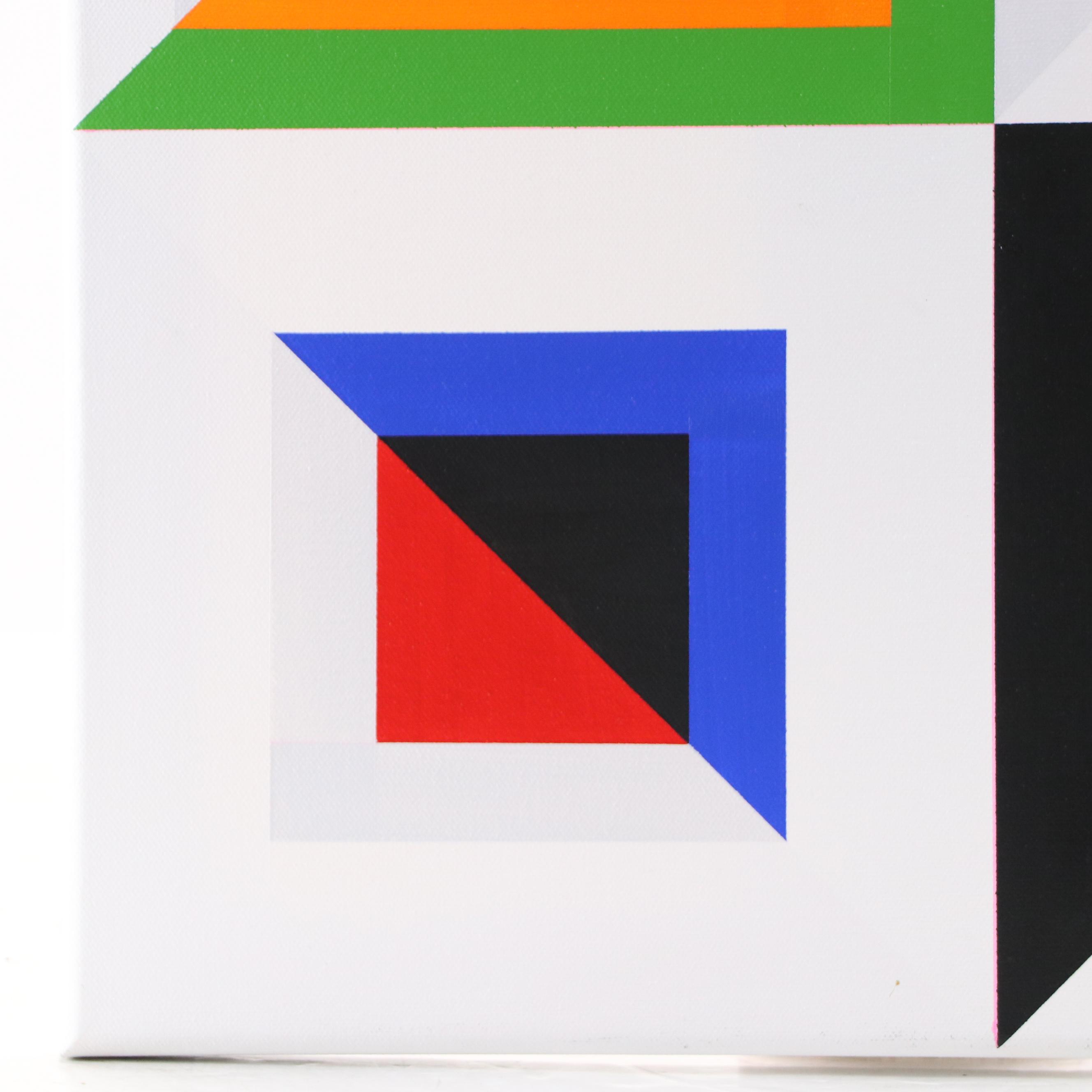 deSanto Geometric Acrylic Painting, 2025