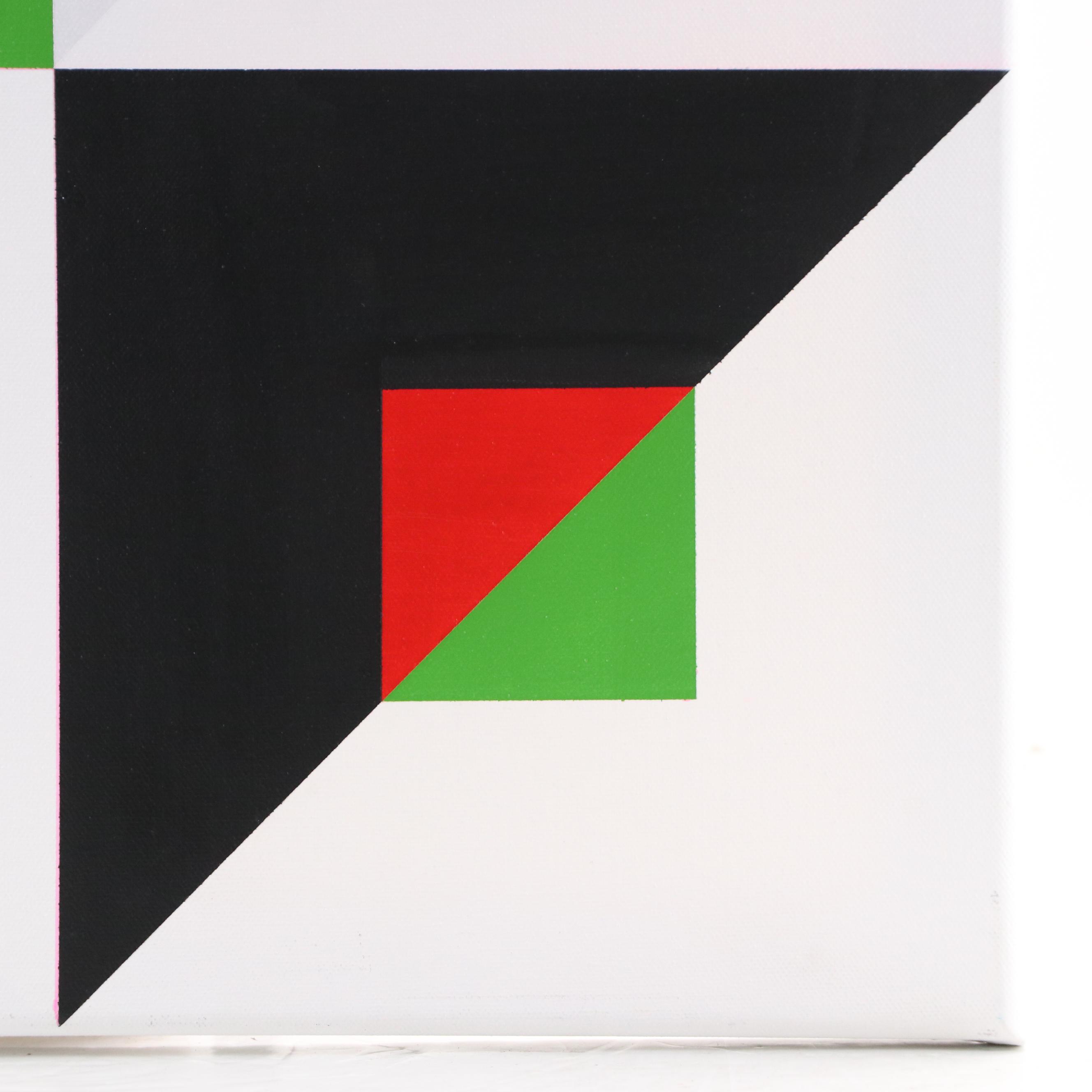 deSanto Geometric Acrylic Painting, 2025