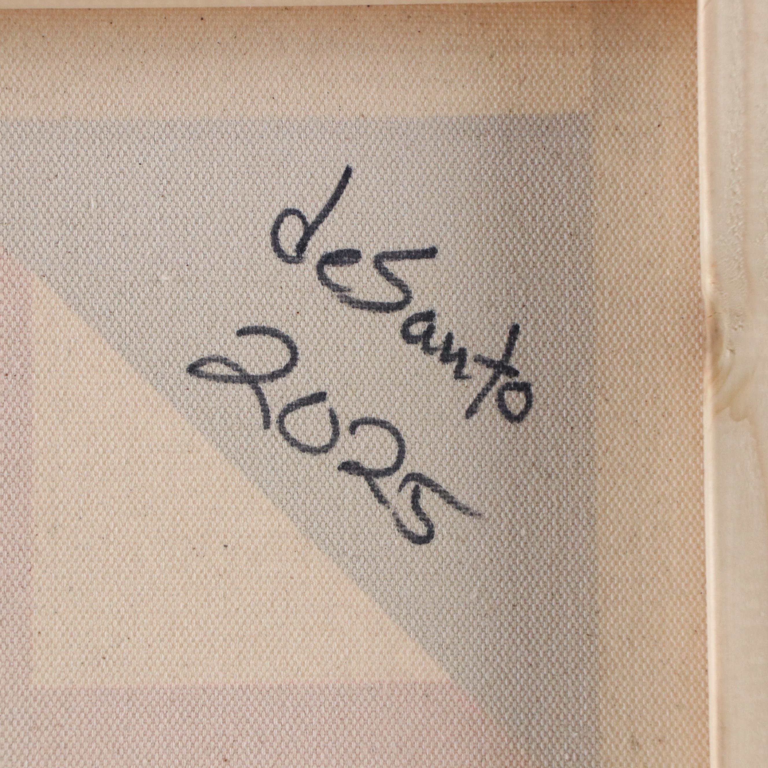 deSanto Geometric Acrylic Painting, 2025