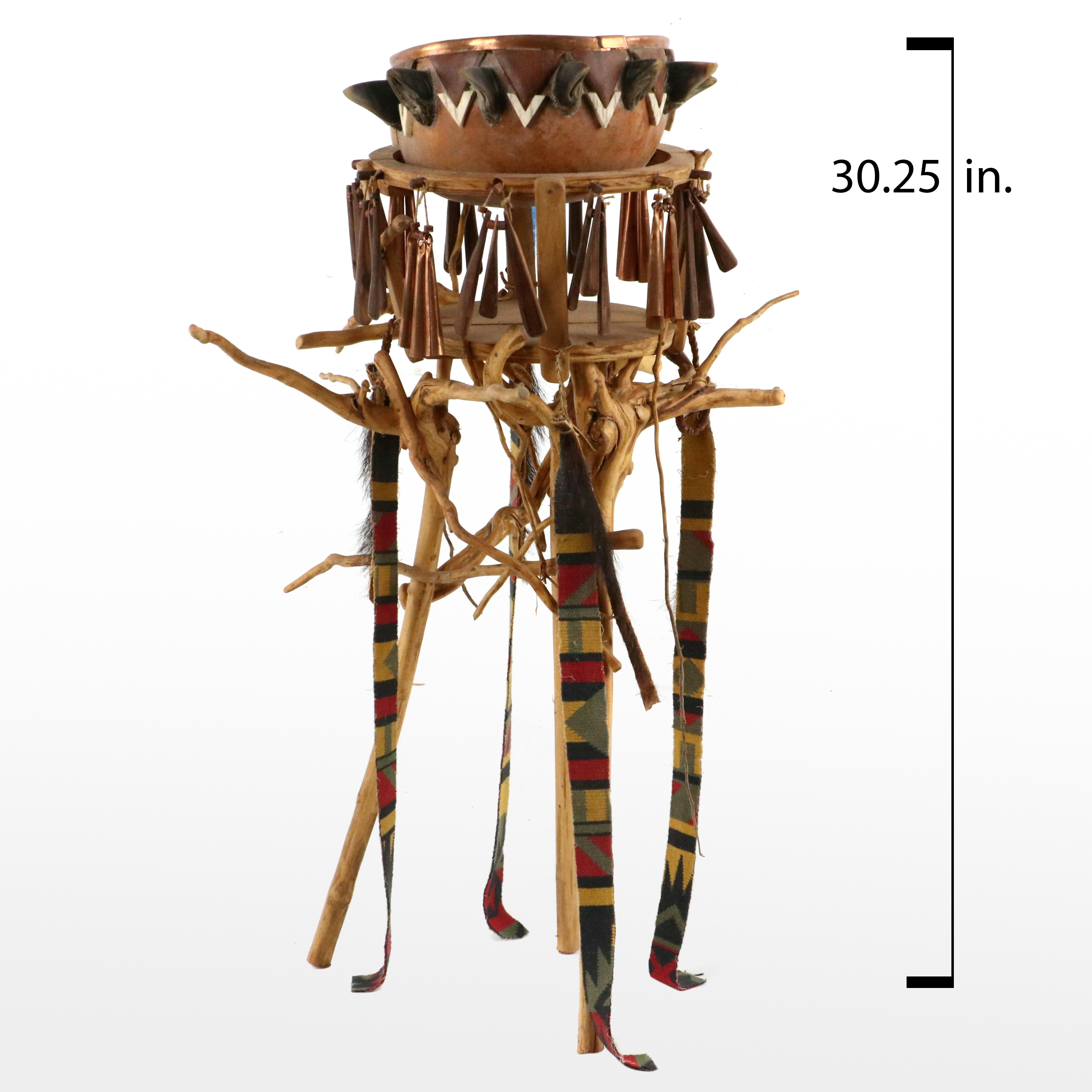 Robert Beaven Tripod Stand with Gourd Bowl