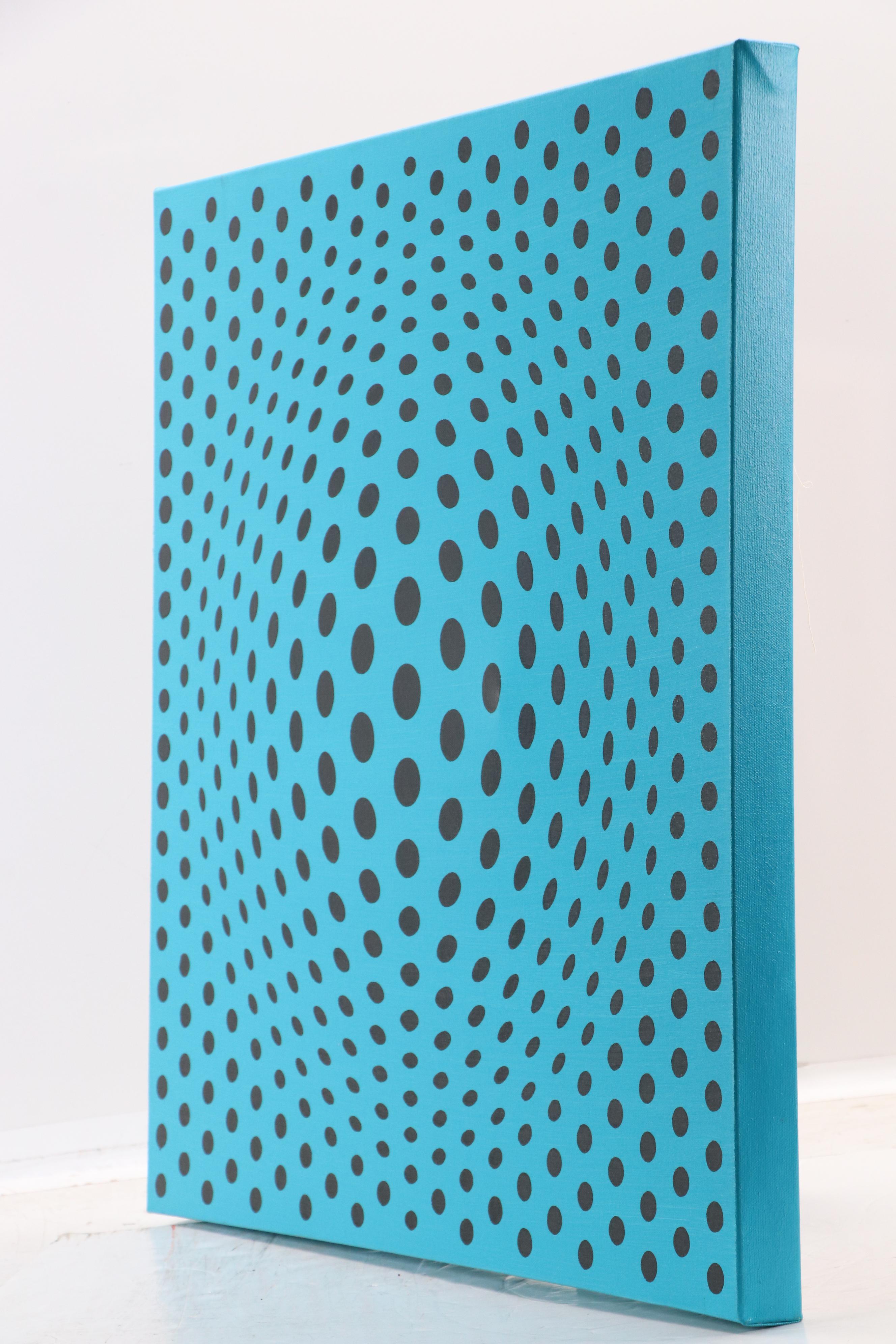 deSanto Op Art Acrylic Painting, 2025