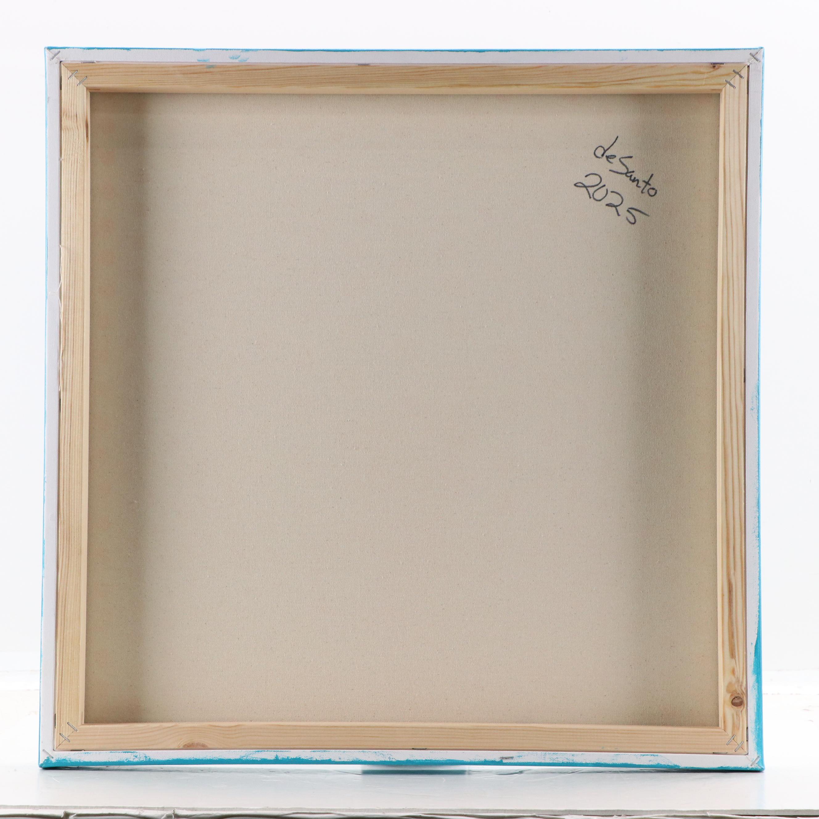 deSanto Op Art Acrylic Painting, 2025