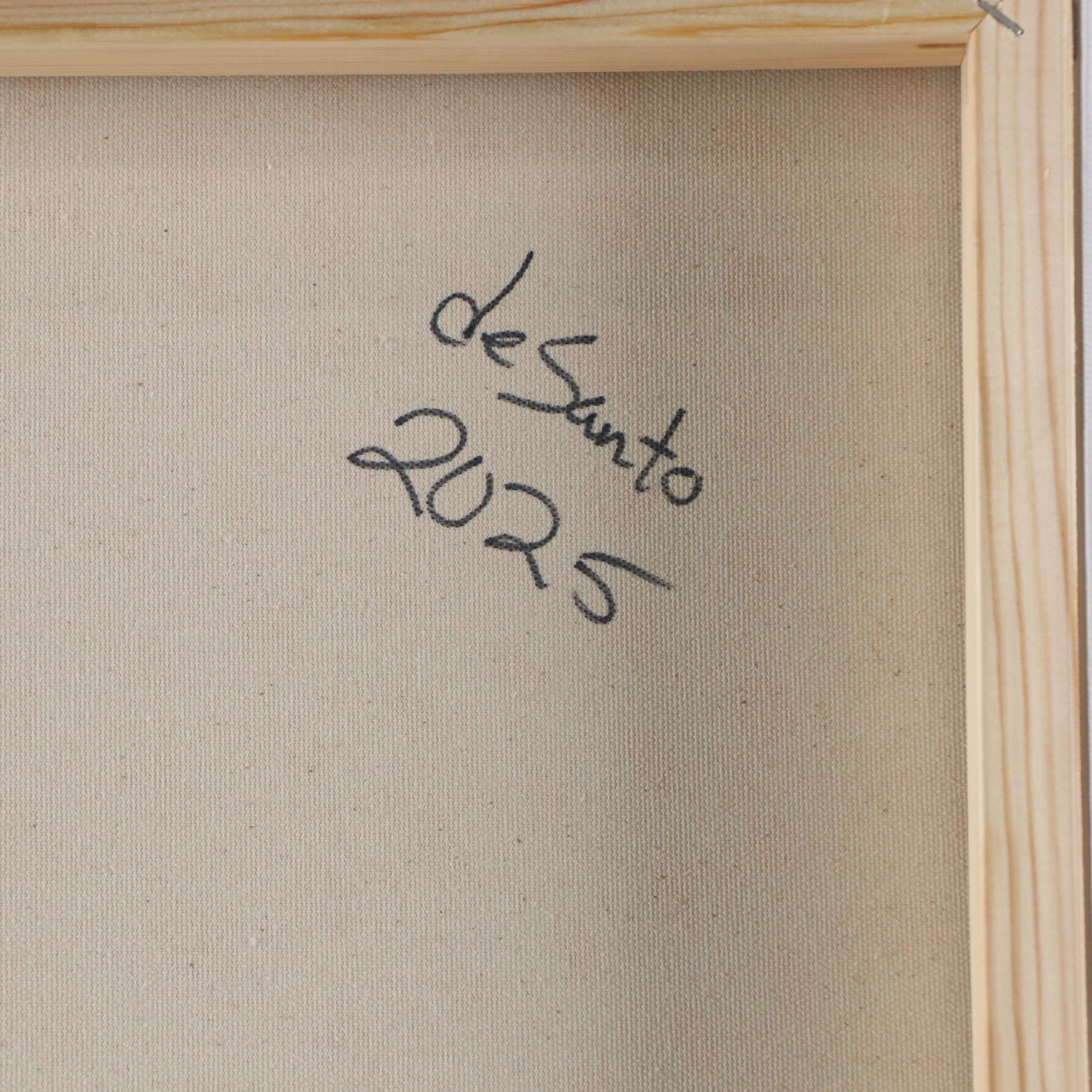 deSanto Op Art Acrylic Painting, 2025