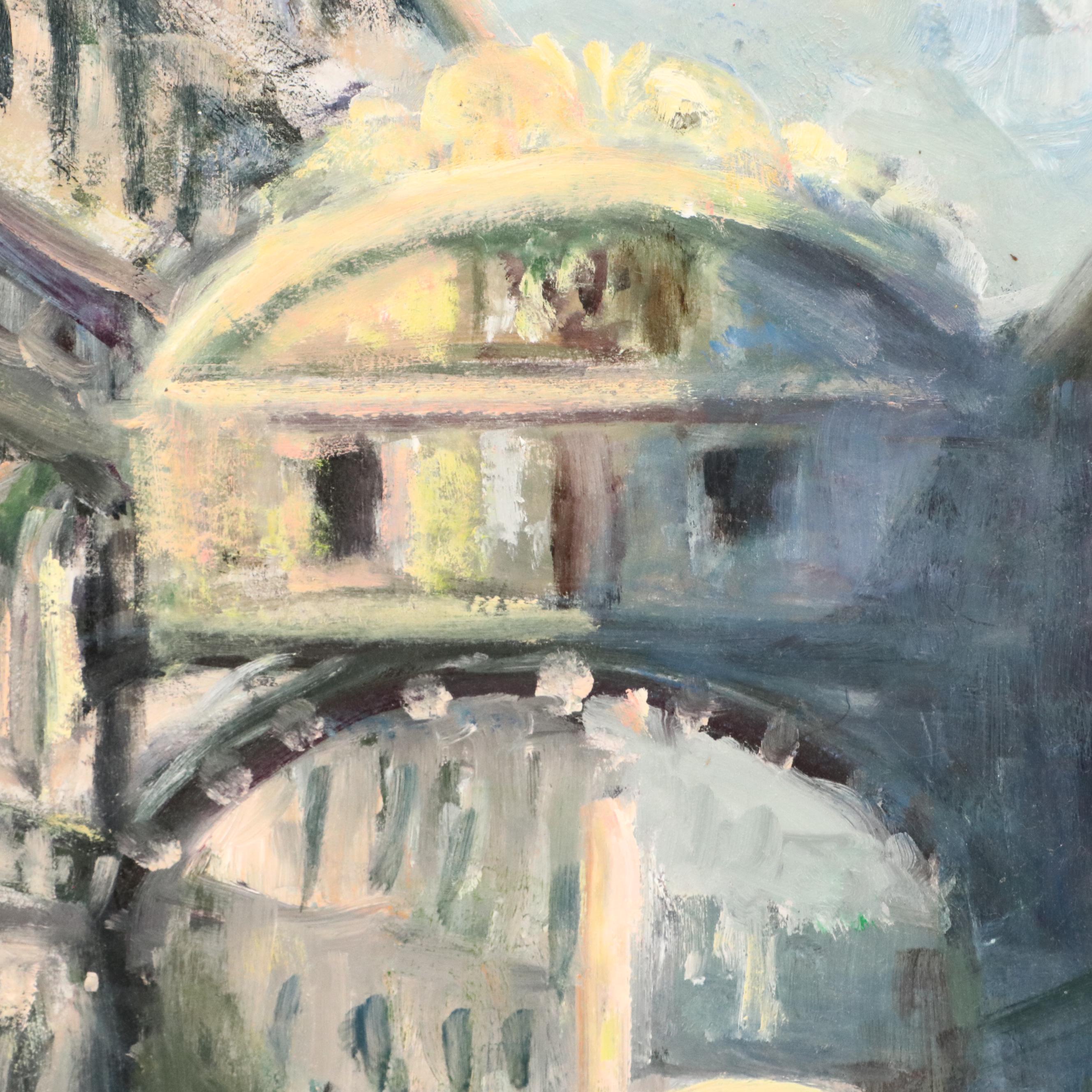 Nino Pippa Oil Painting "Venice - The Bridge of Sighs," 2016