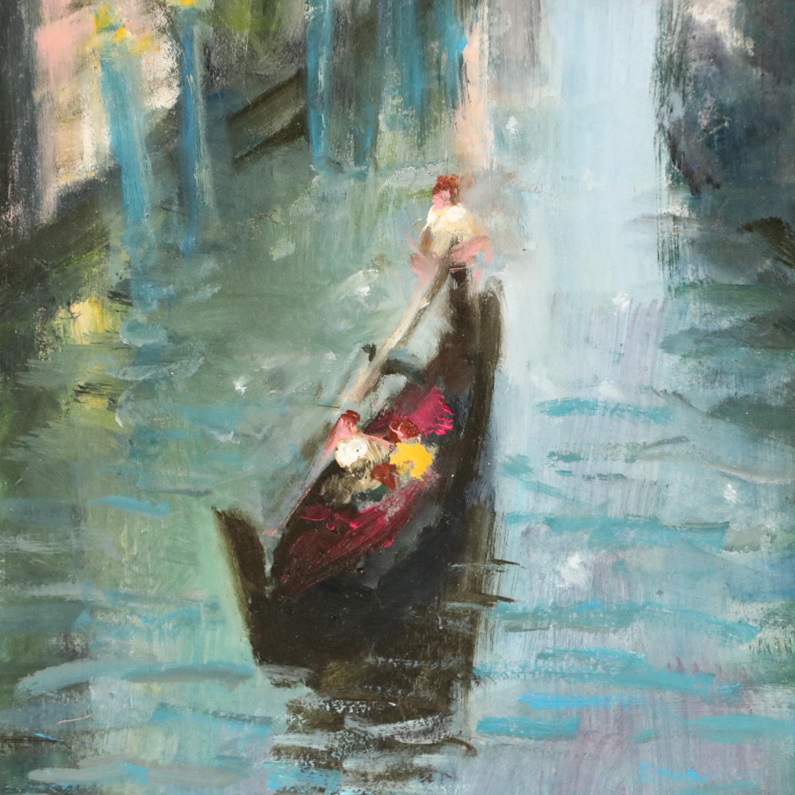 Nino Pippa Oil Painting "Venice - The Bridge of Sighs," 2016