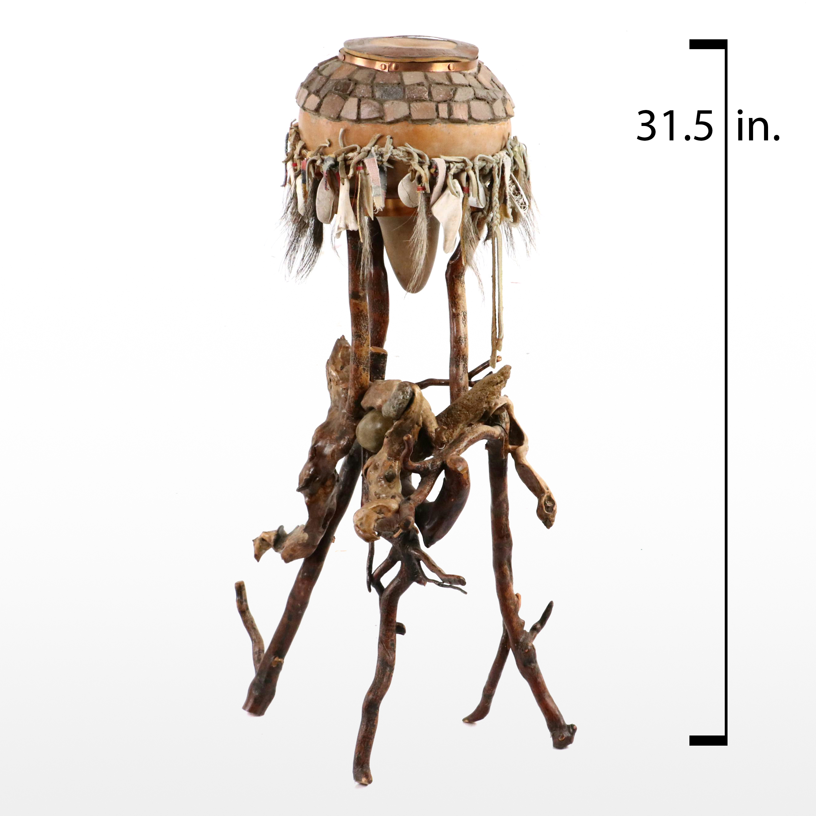 Robert Beaven Tripod Stand and Lidded Gourd Container