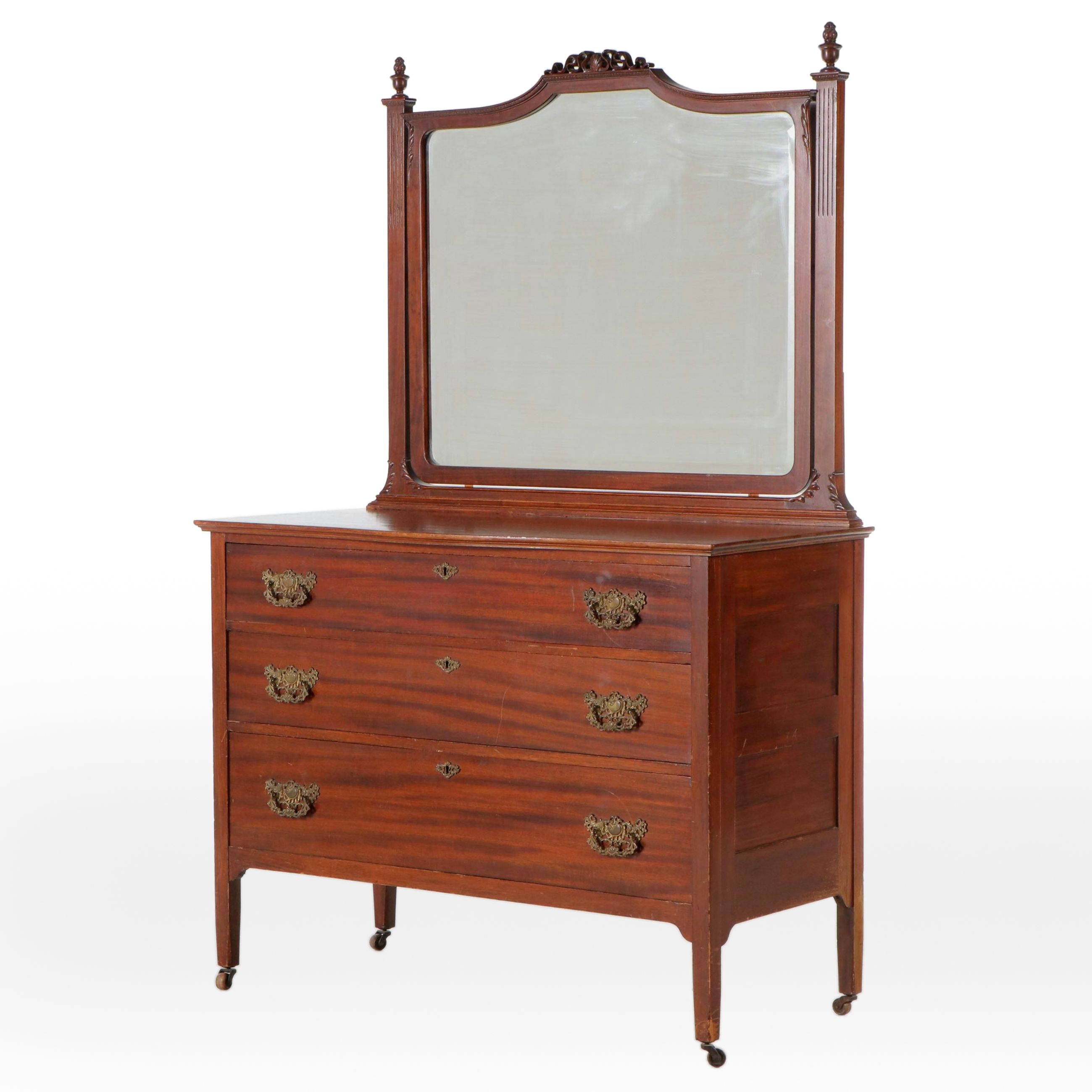 Federal Style Mahogany Finish Dresser, Early to Mid-20th Century