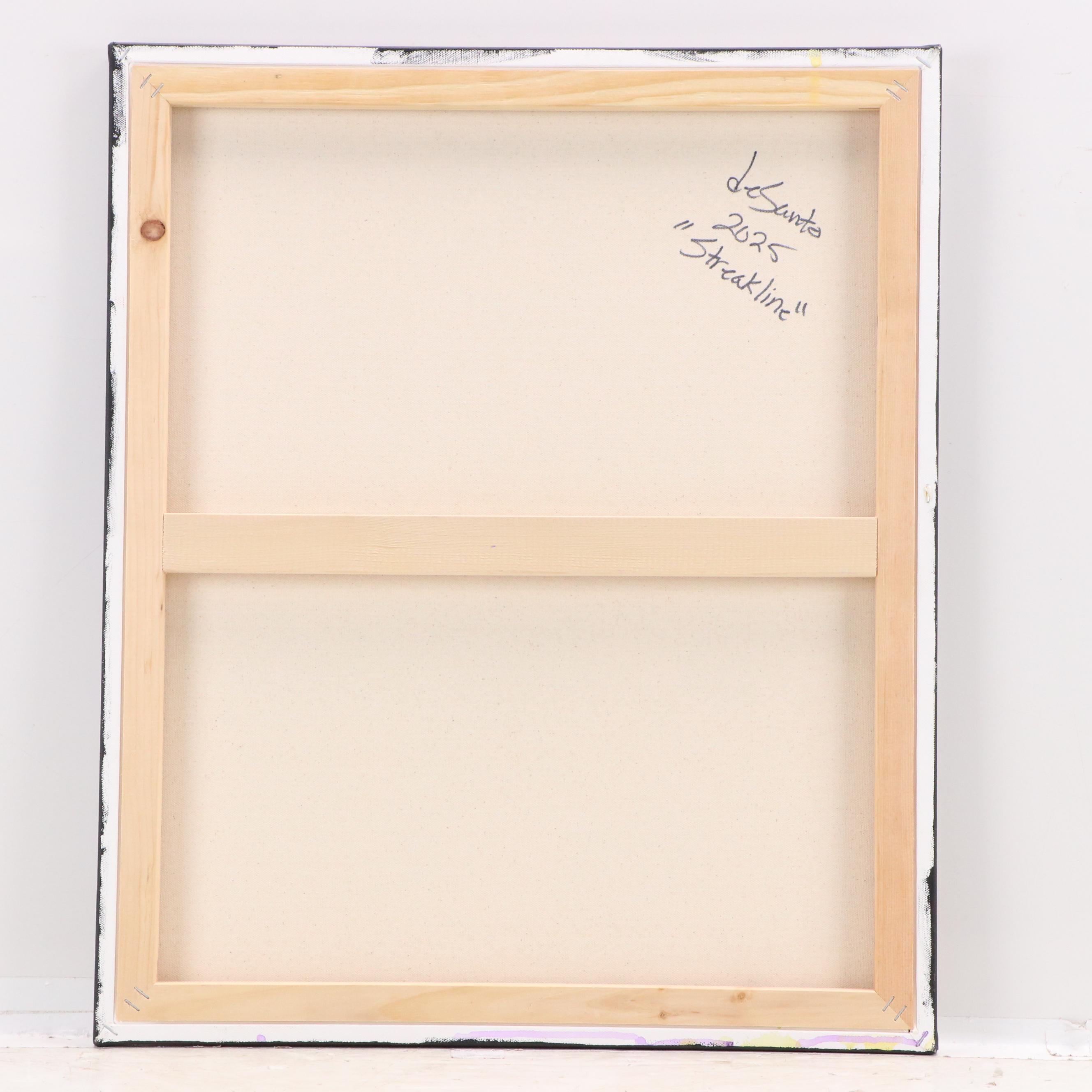 deSanto Nude Figural Acrylic Painting "Streakline," 2025