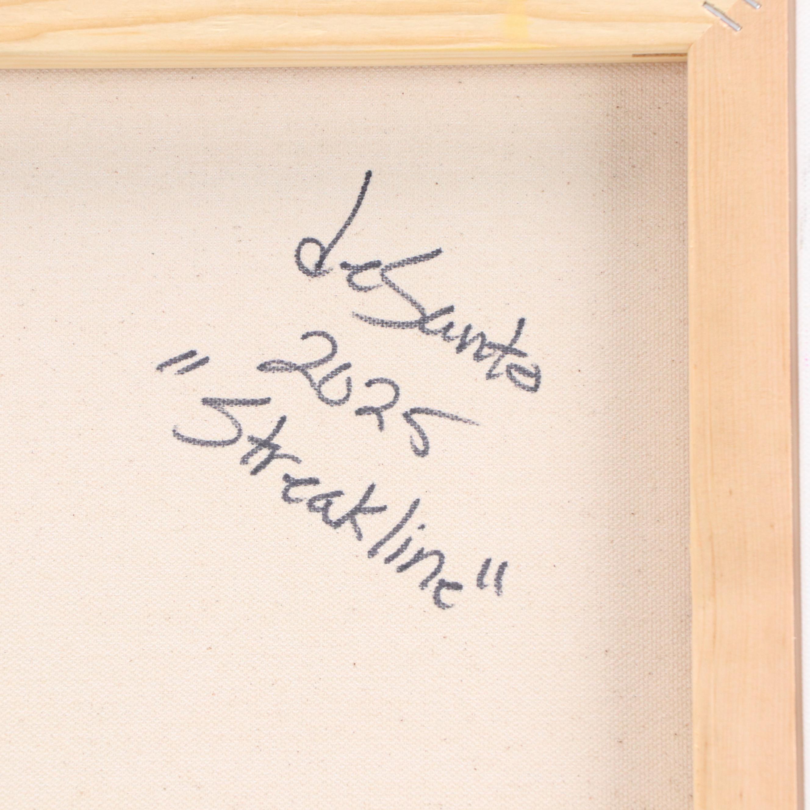 deSanto Nude Figural Acrylic Painting "Streakline," 2025