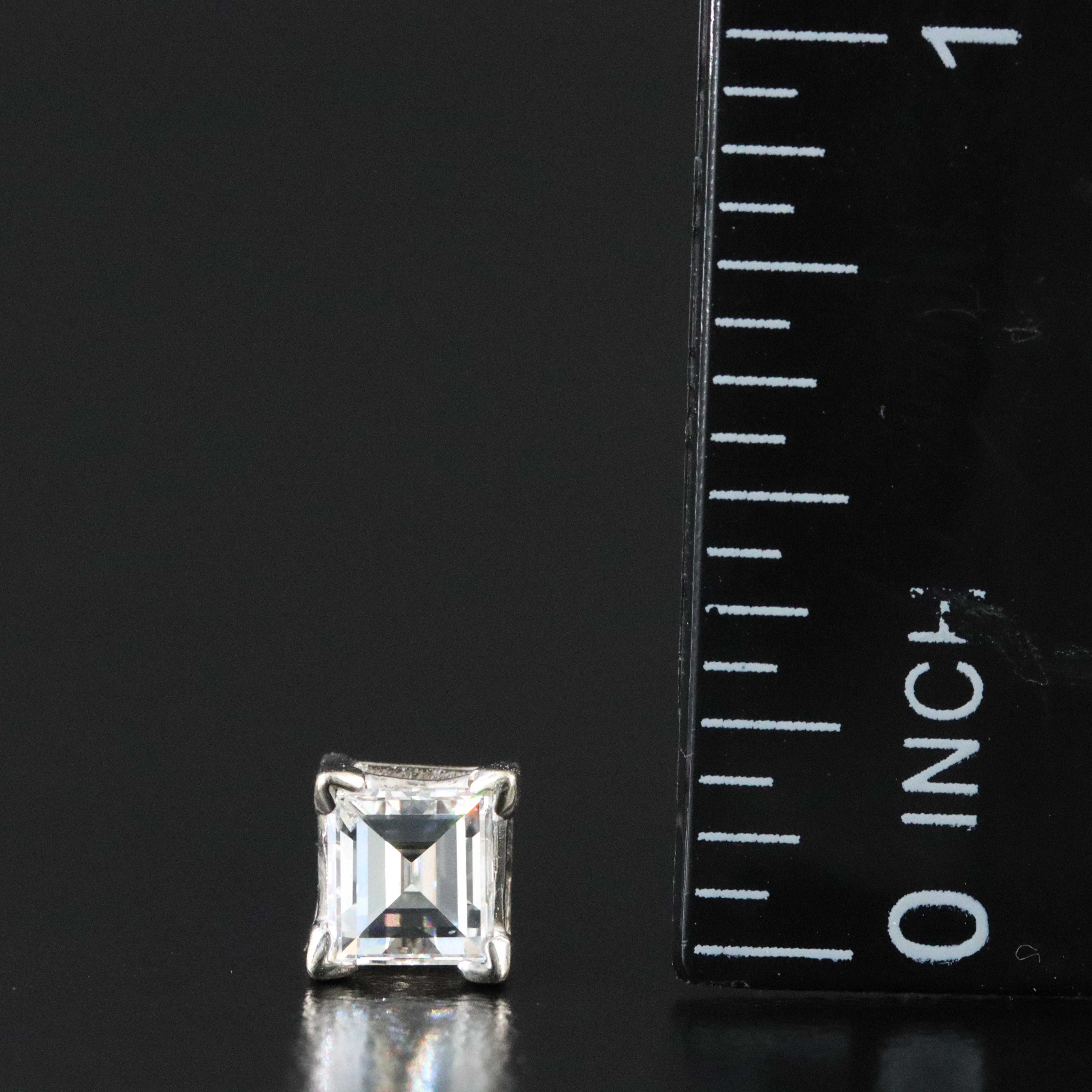 14K 0.57 CT Diamond Single Earring