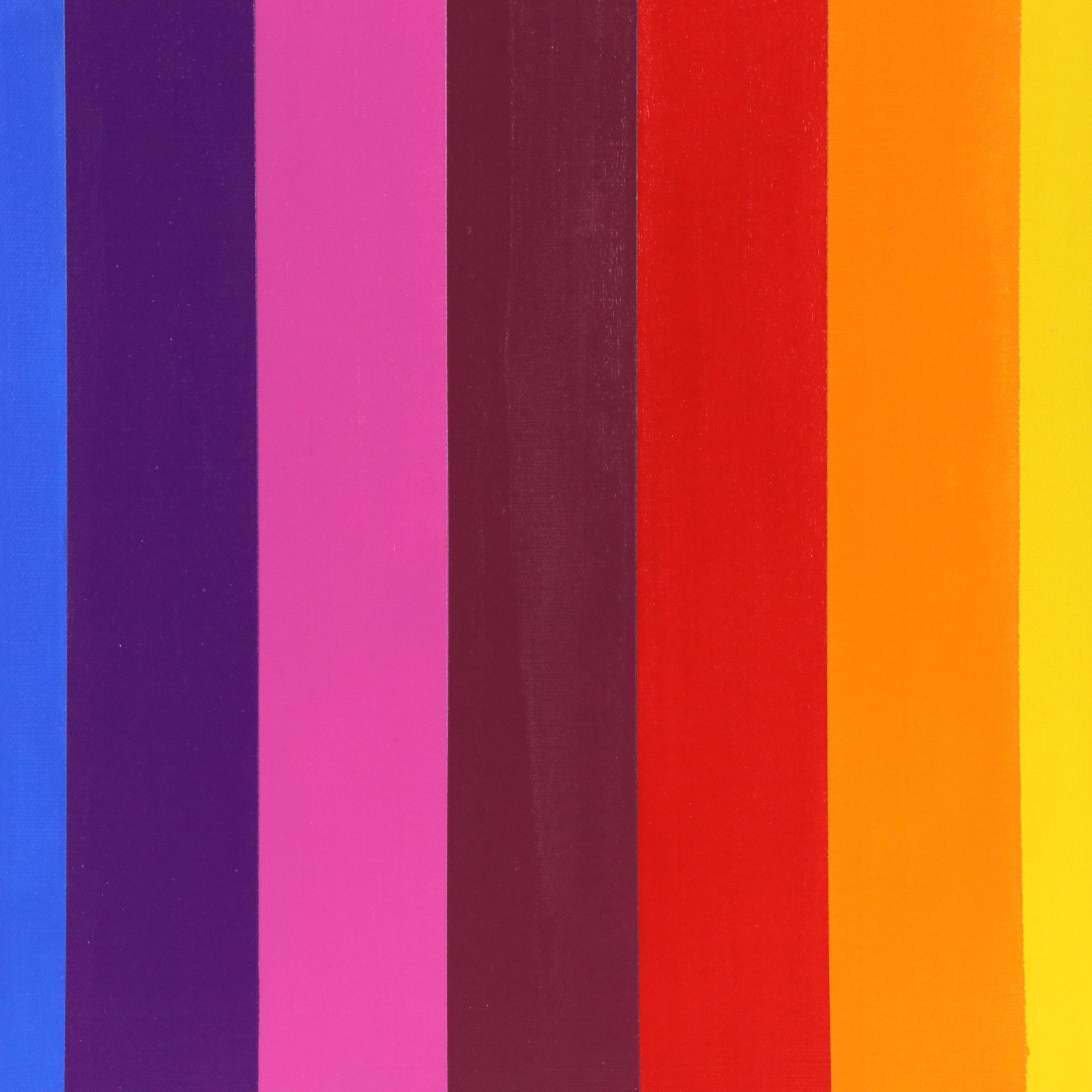 deSanto Geometric Acrylic Painting "Prismal," 2025