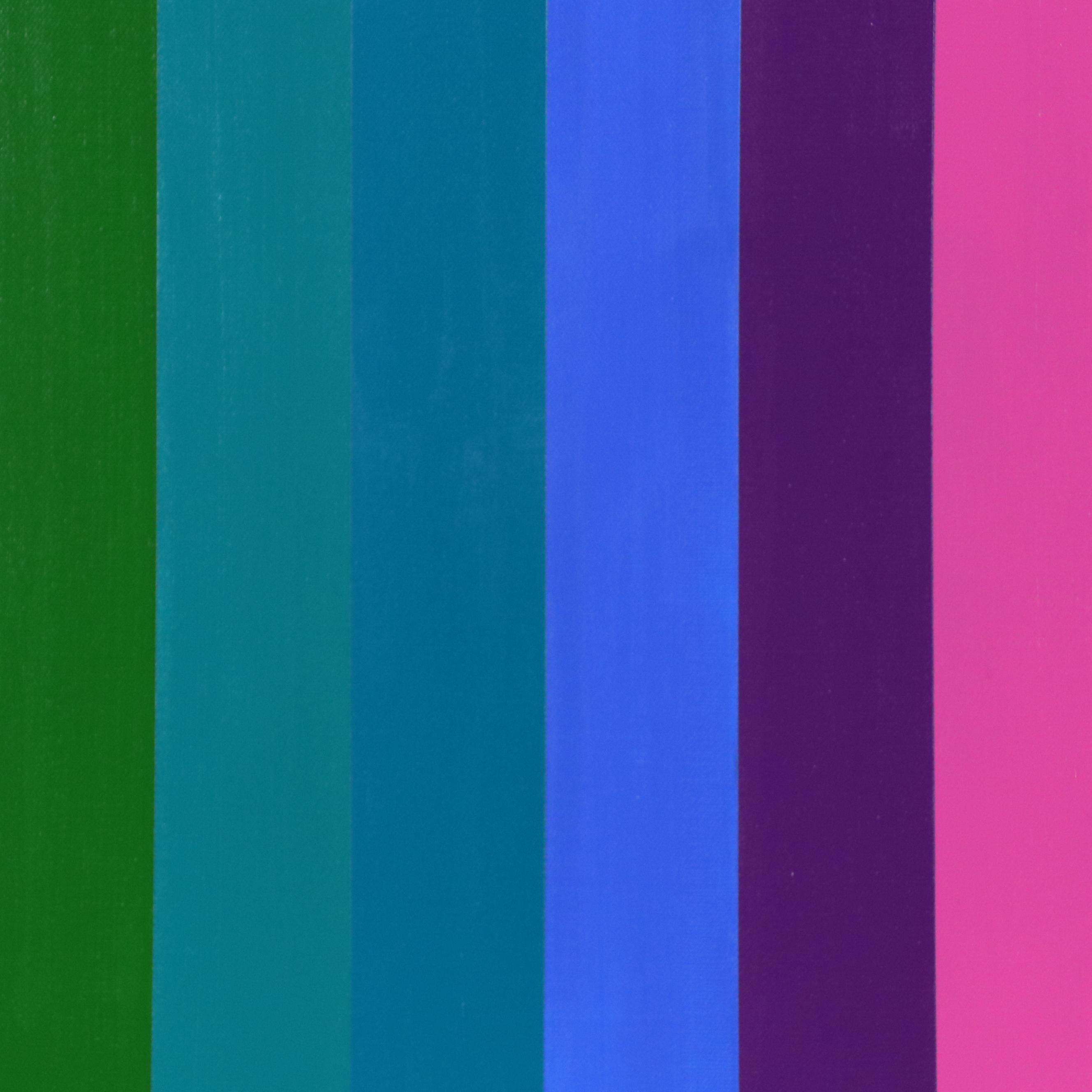 deSanto Geometric Acrylic Painting "Prismal," 2025