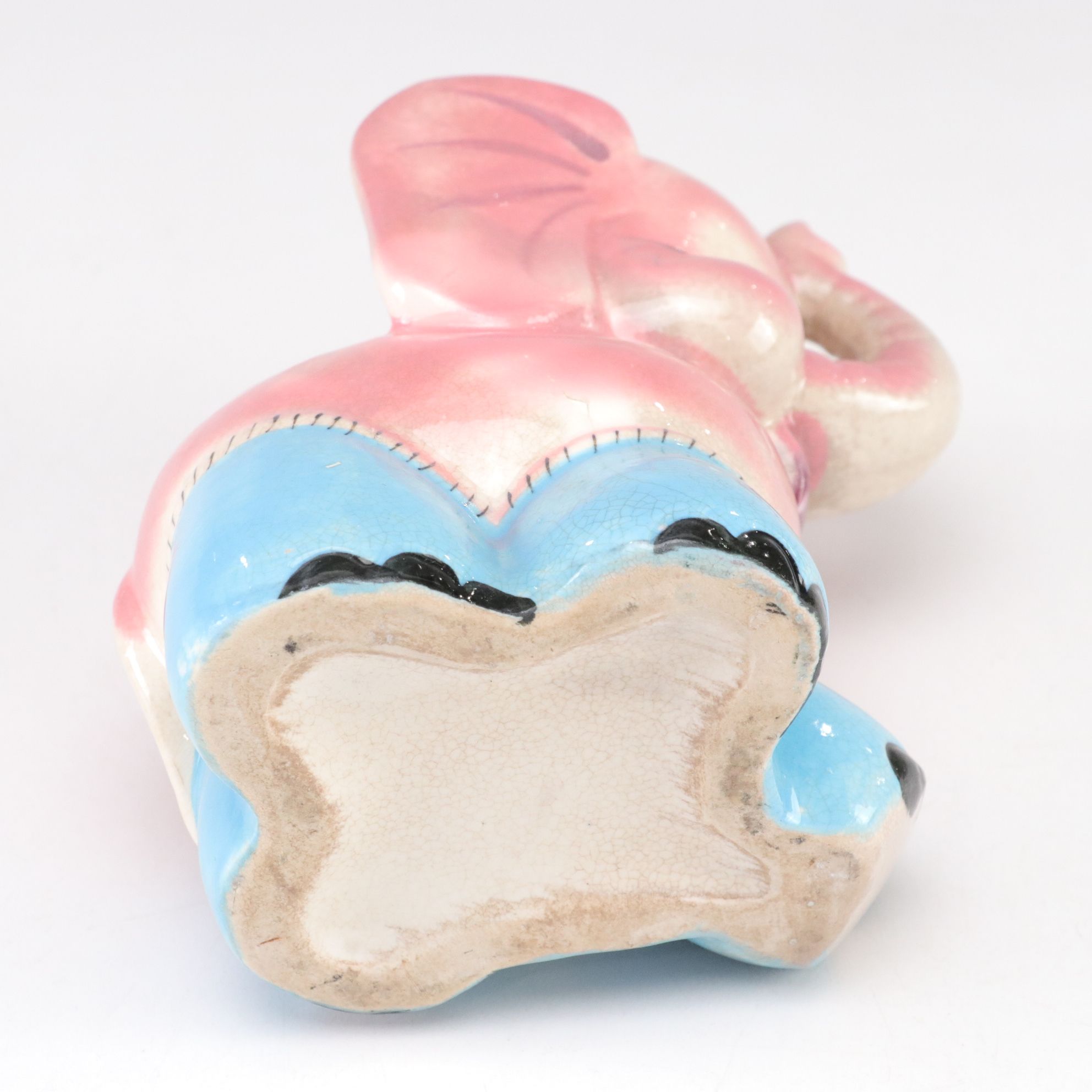 Three Ceramic Elephant Planters Including Occupied Japan and Leeds USA