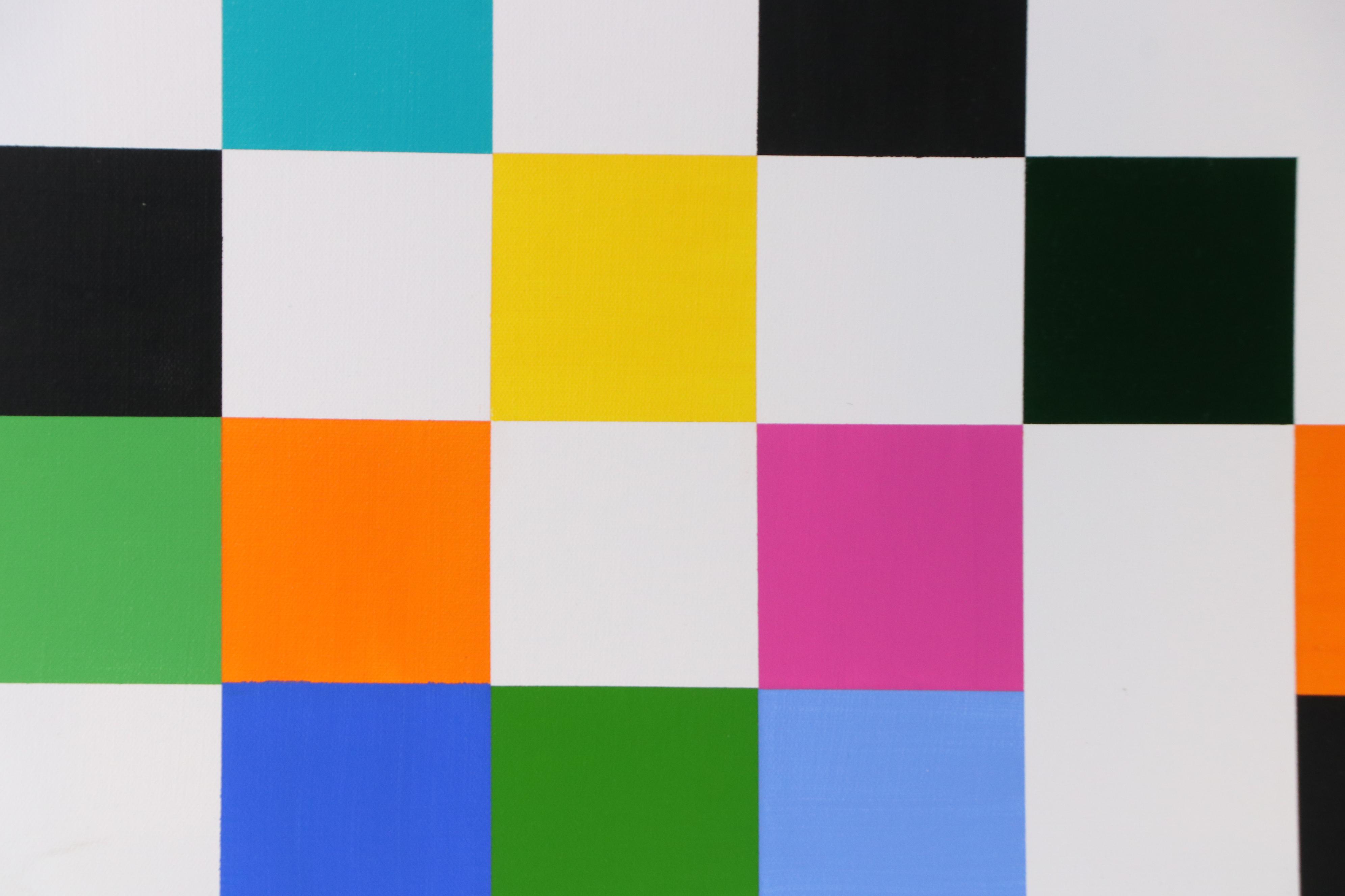 deSanto Geometric Acrylic Painting, 2025