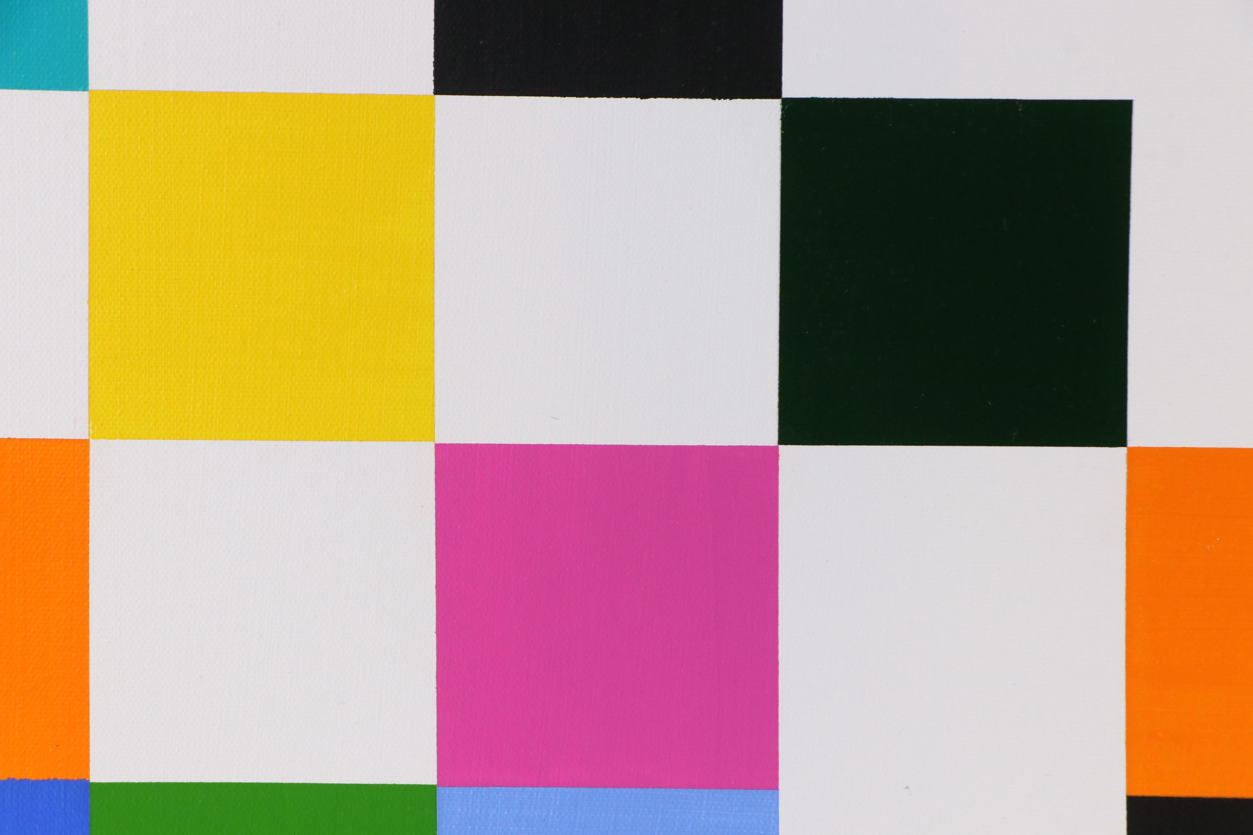 deSanto Geometric Acrylic Painting, 2025