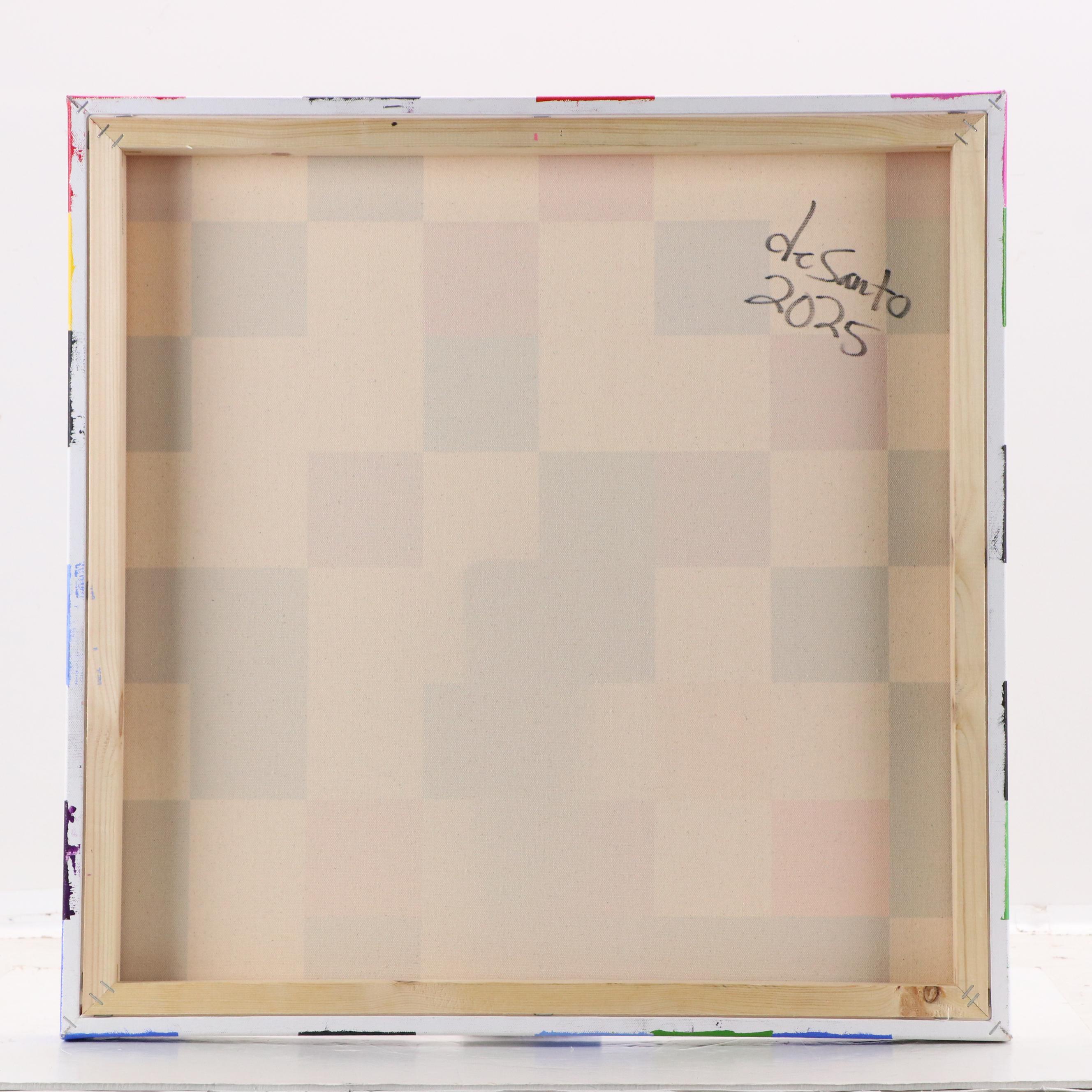 deSanto Geometric Acrylic Painting, 2025