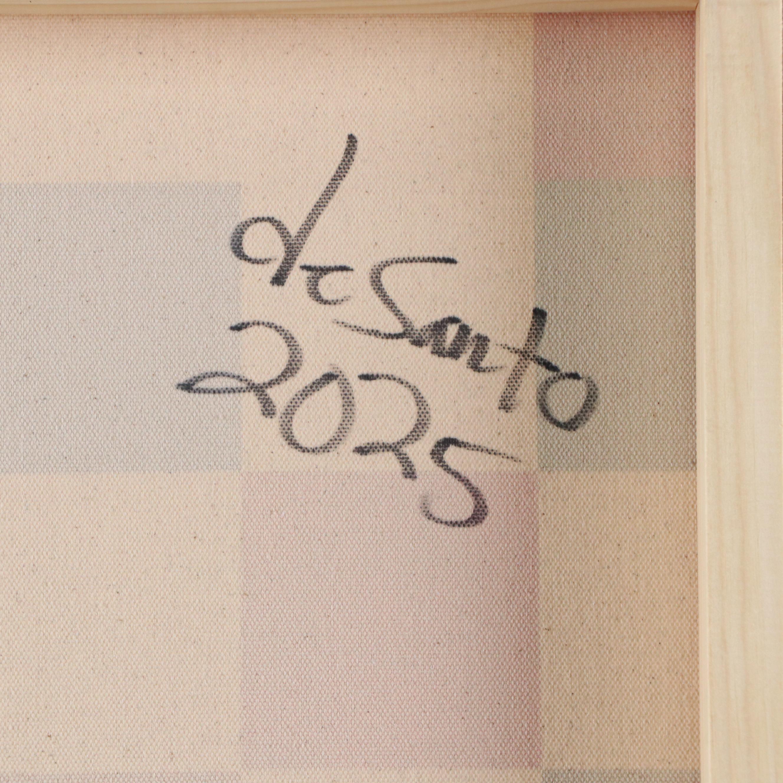 deSanto Geometric Acrylic Painting, 2025