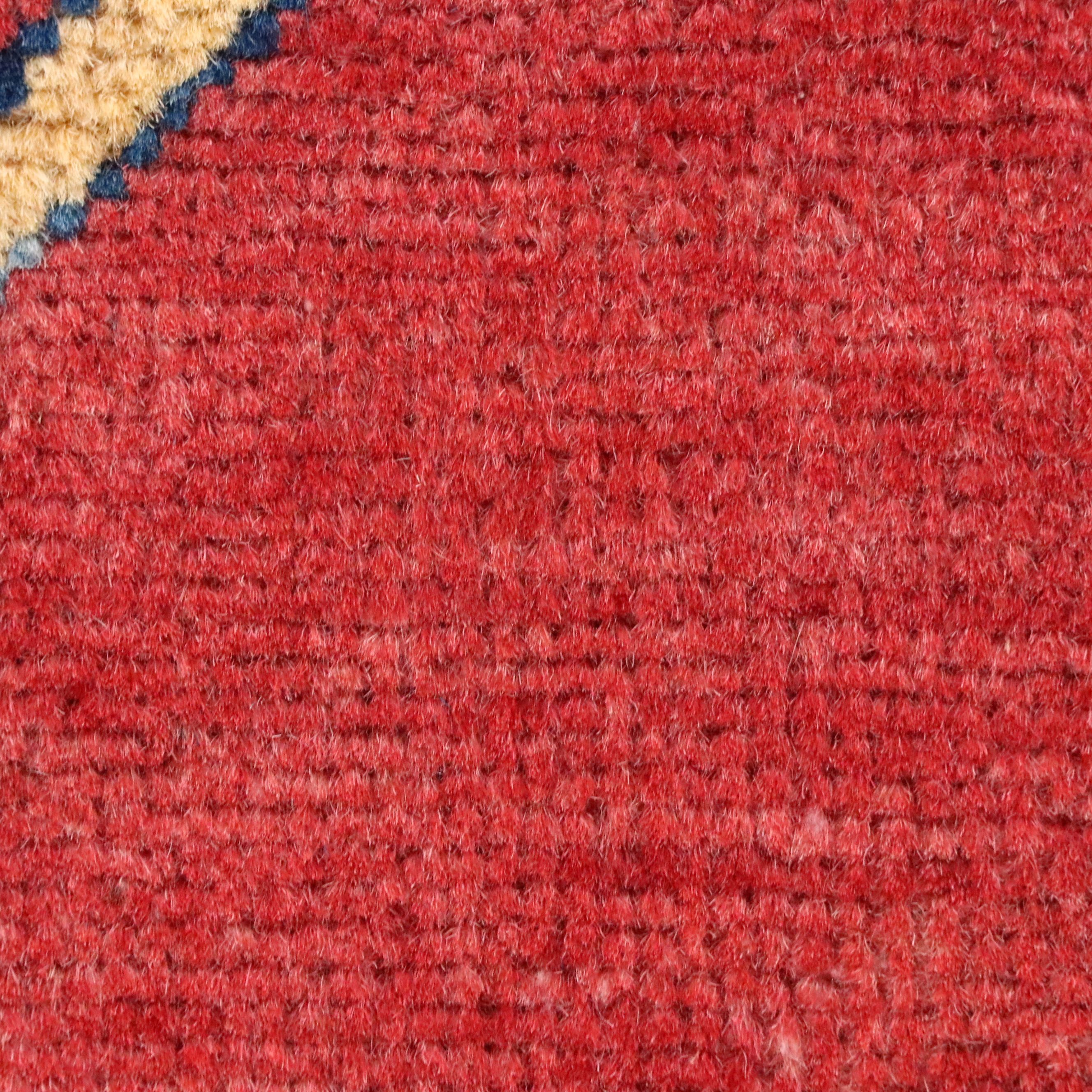 4'11 x 6'7 Hand-Knotted Afghan Pictorial War Area Rug