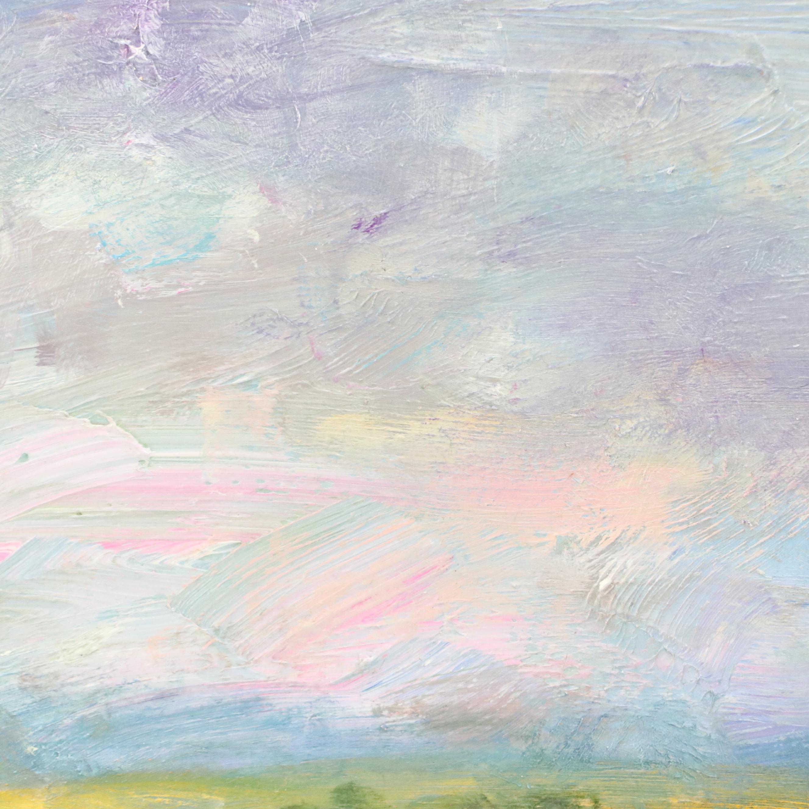 Nino Pippa Landscape Oil Painting "Sicily - The Almond Orchard," 2017