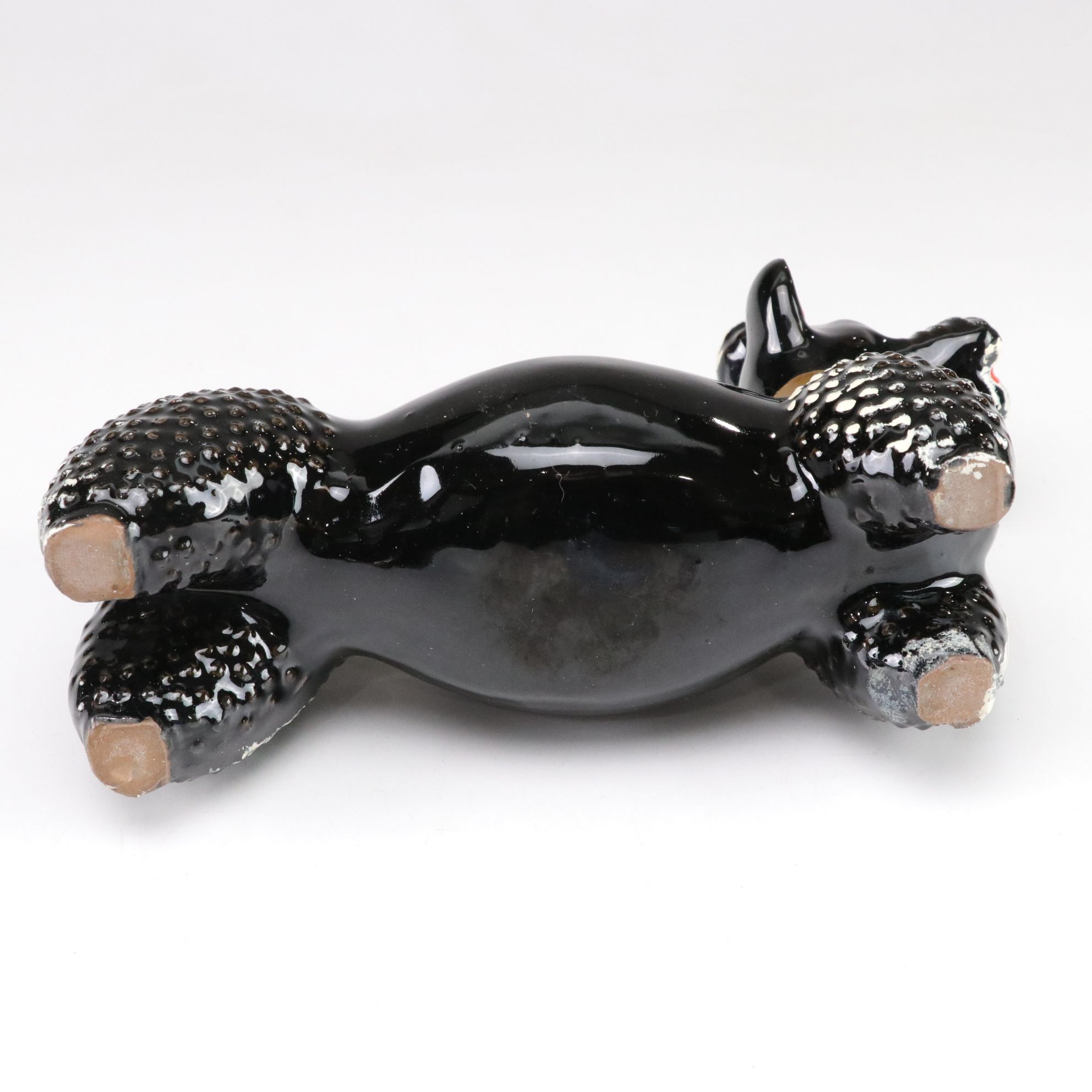 McCoy and Other Ceramic Poodle Planters, Mid-20th Century