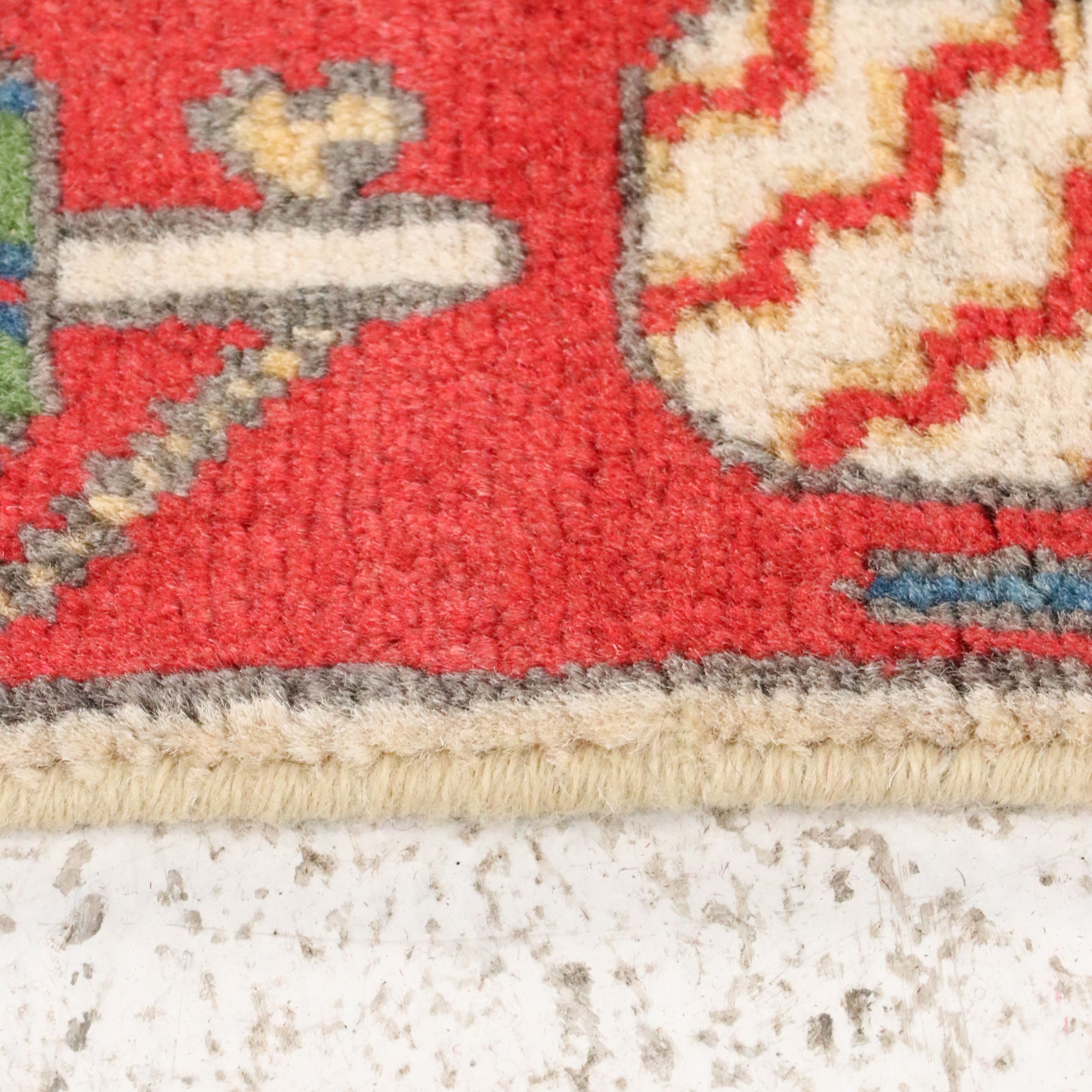 4'10 x 6'6 Hand-Knotted Afghan Pictorial War Area Rug