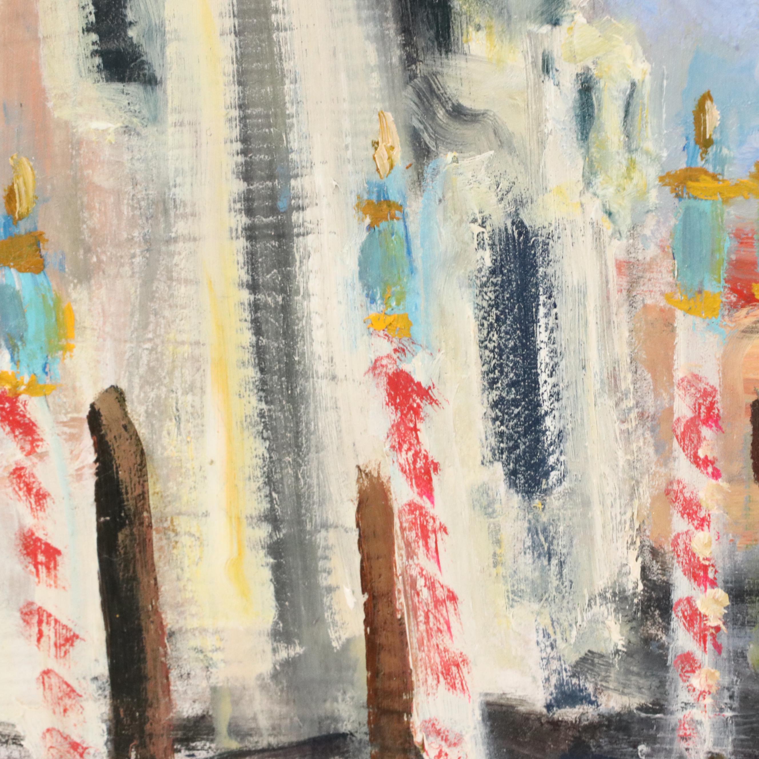 Nino Pippa Oil Painting "Venice - Grand Canal at La Salute," 2016