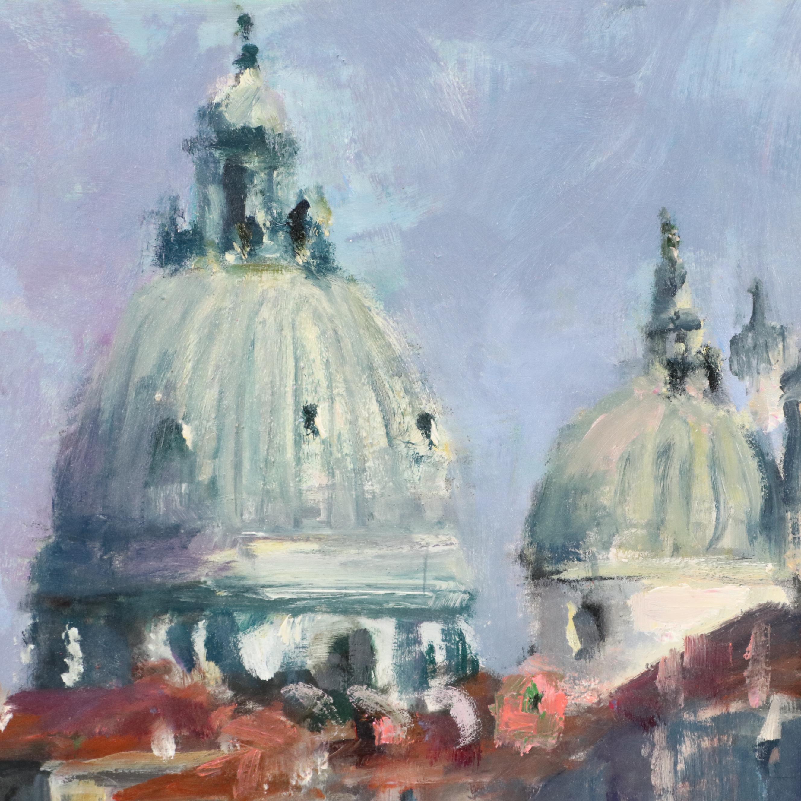 Nino Pippa Oil Painting "Venice - Grand Canal at La Salute," 2016