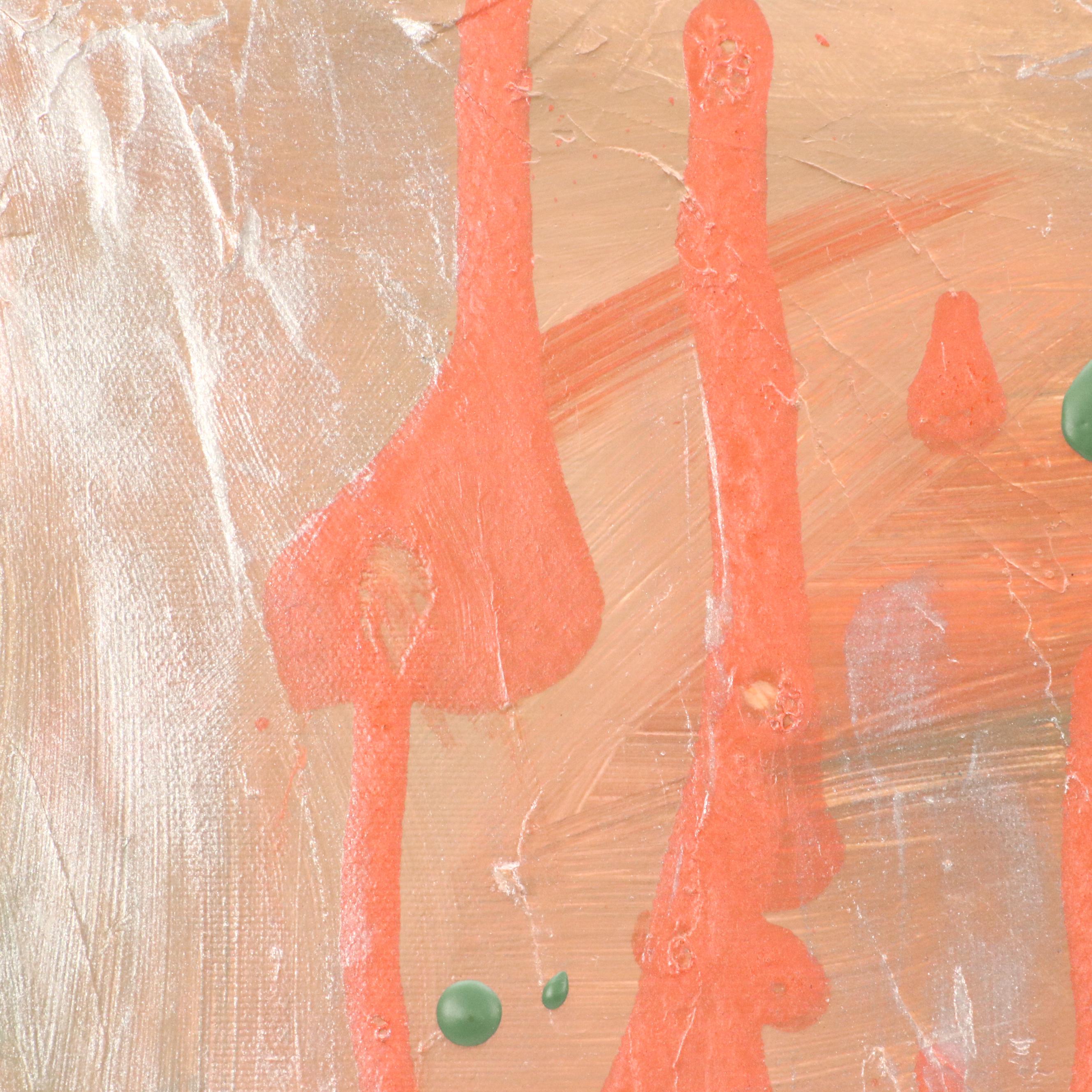 Abstract Composition Acrylic Painting, 21st Century