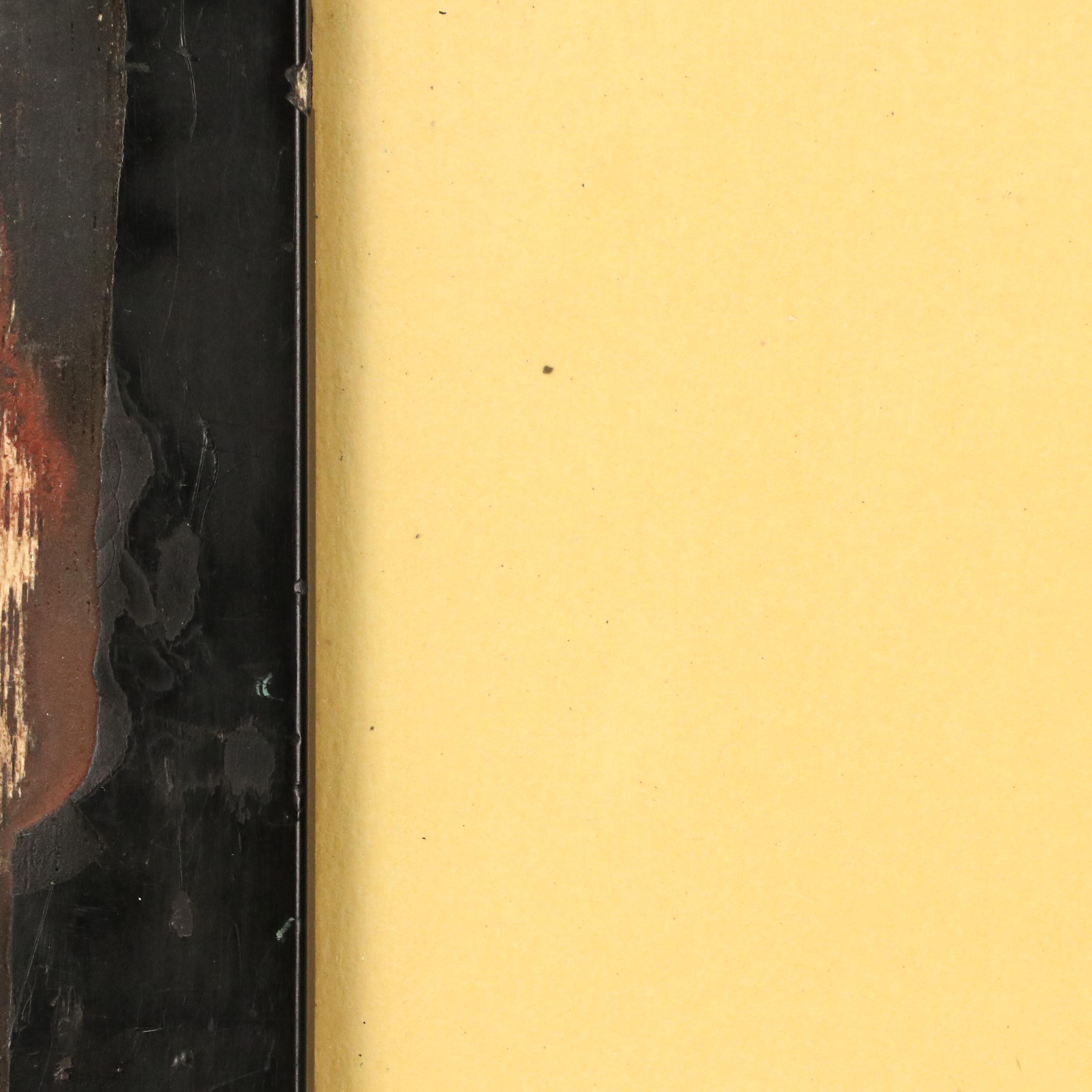 Acrylic Painting of Two Abstracted Ladybugs, Late 20th Century