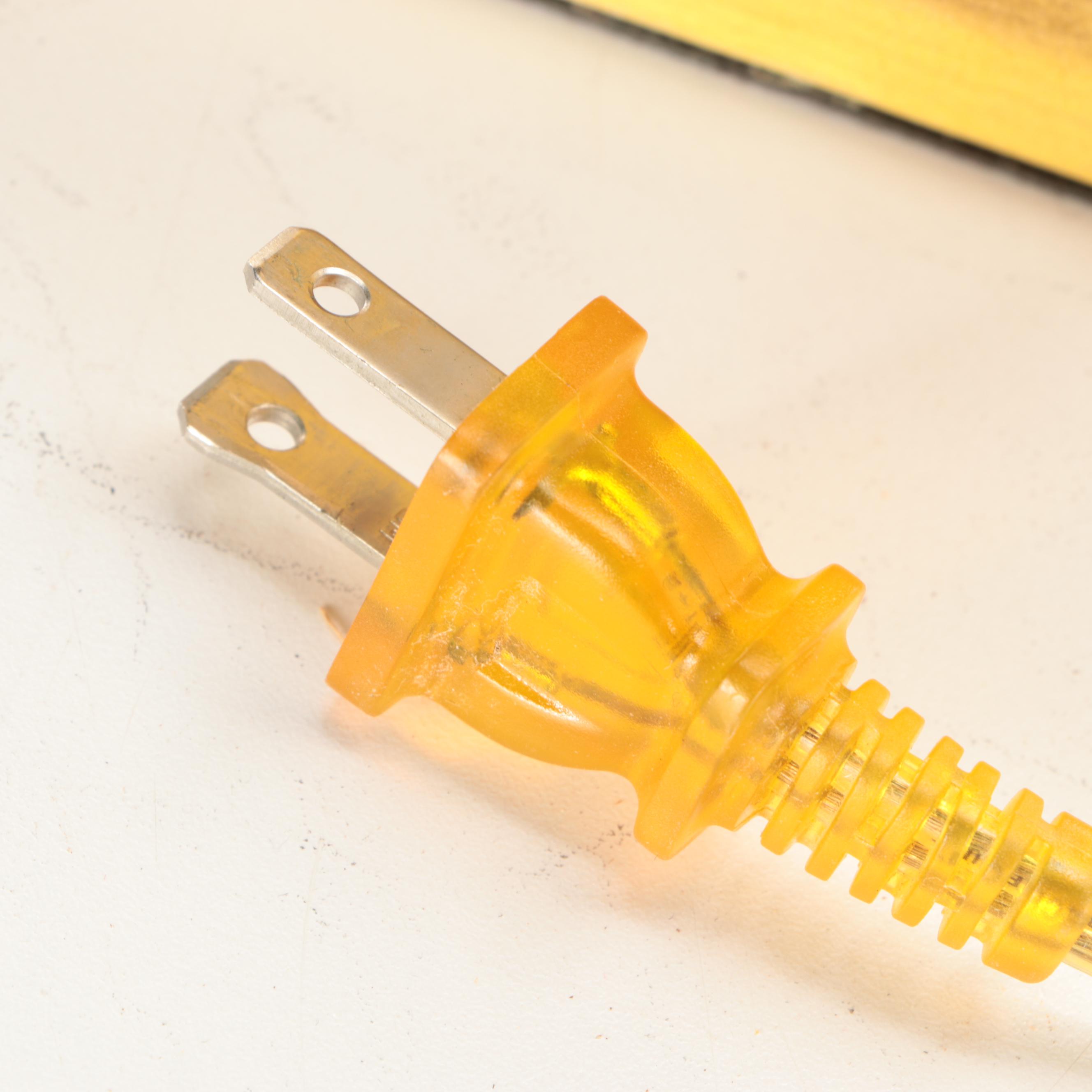 The Bradburn Gallery Ocher and Bronzed Ceramic Urn Table Lamps, Silk Shades