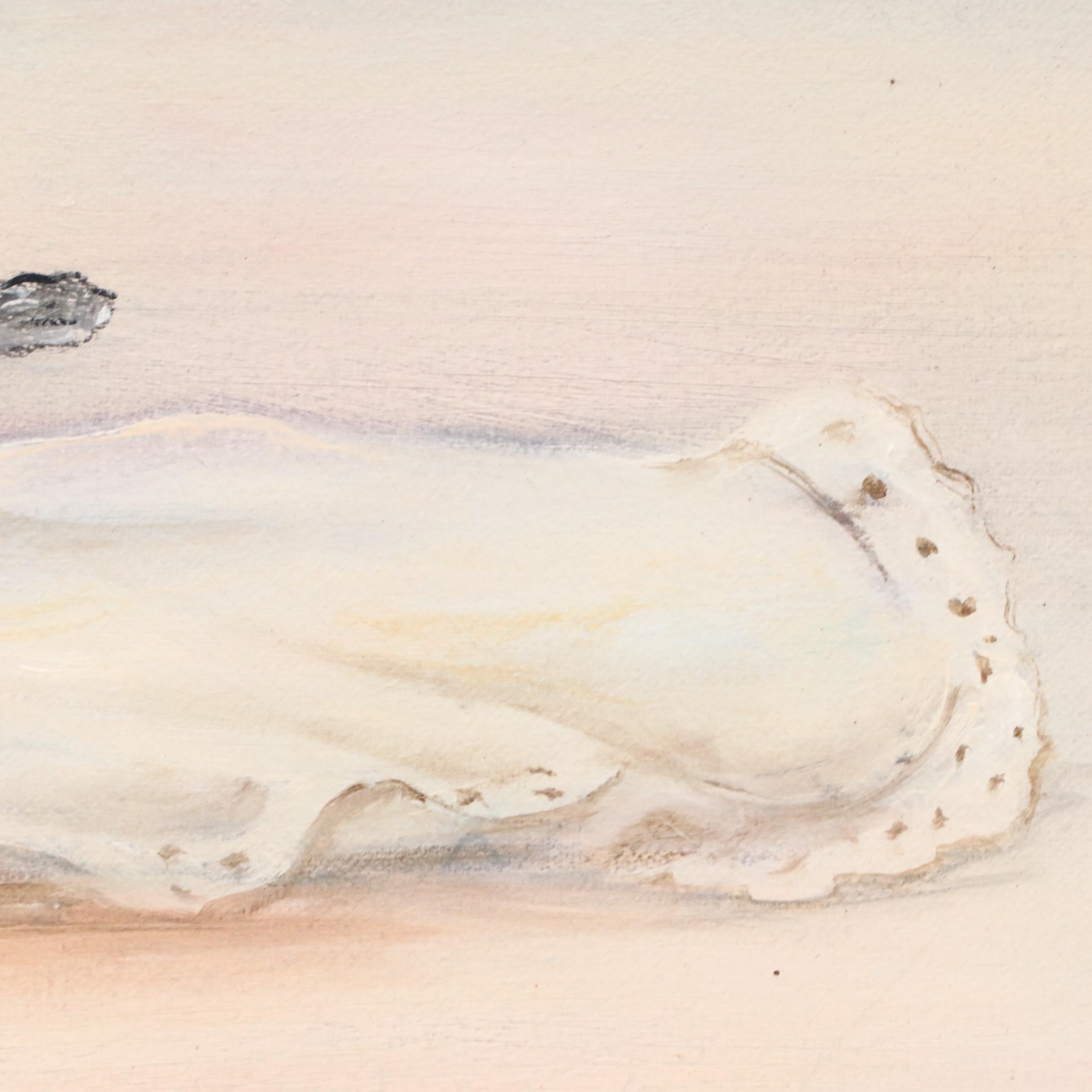 Linda Wilson Oil Painting Still Life of Roses and Tea Set, Late 20th Century